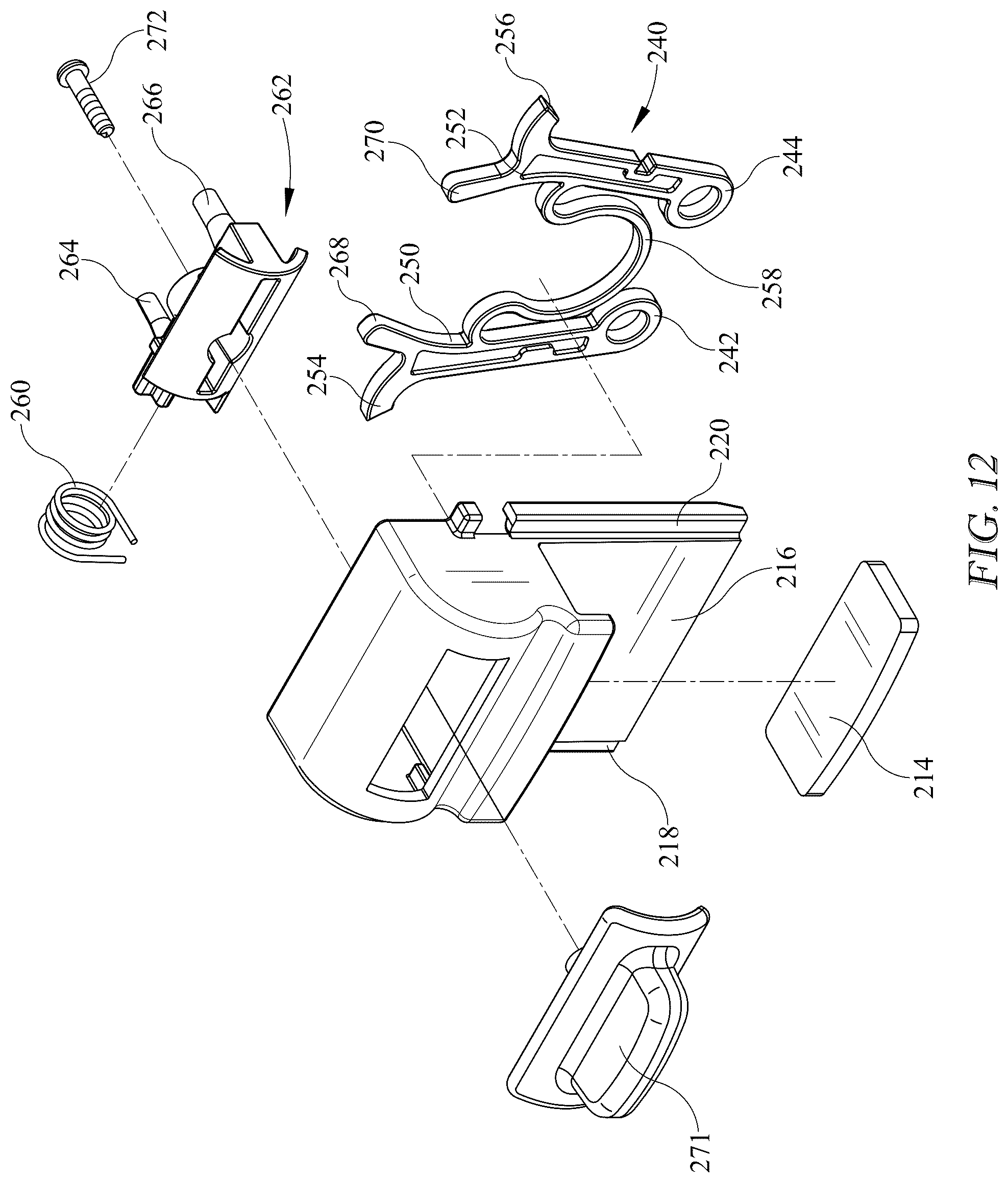Patent US12350209 Figure 11 – Patient bed user interface having a dead front portion