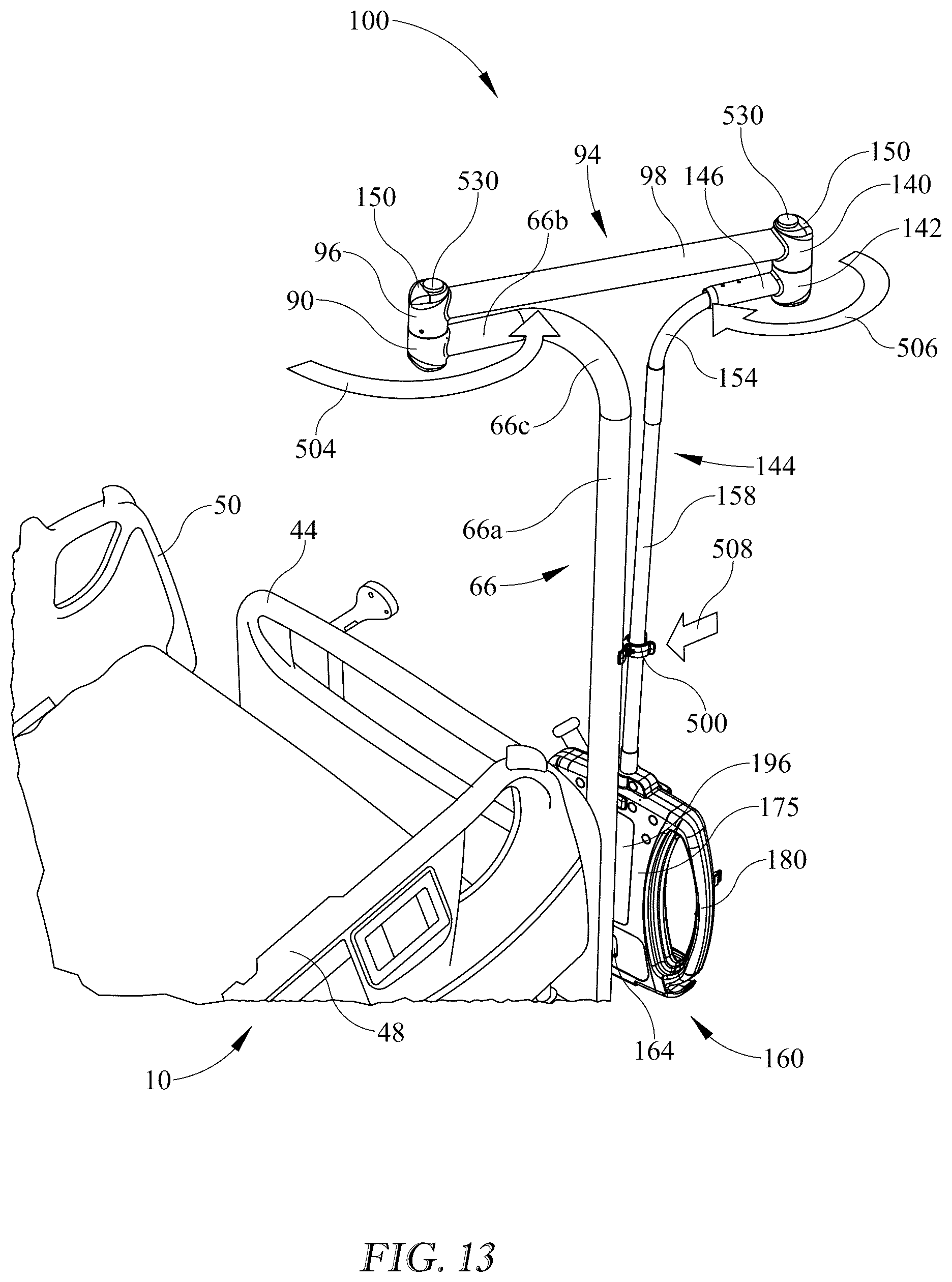 Patent US12350209 Figure 12 – Patient bed user interface having a dead front portion