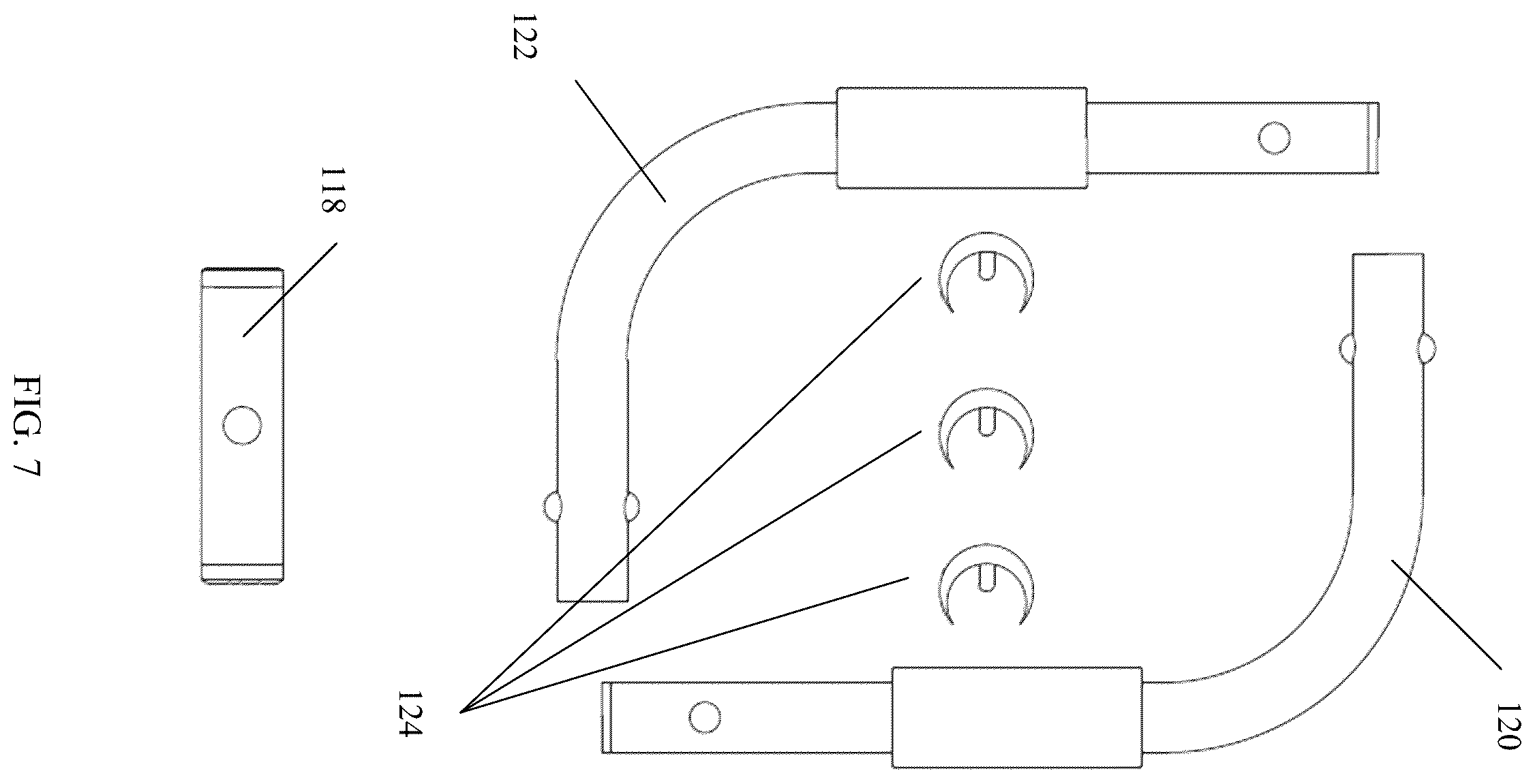 Patent US12350210 Figure 7 – Bed rail system