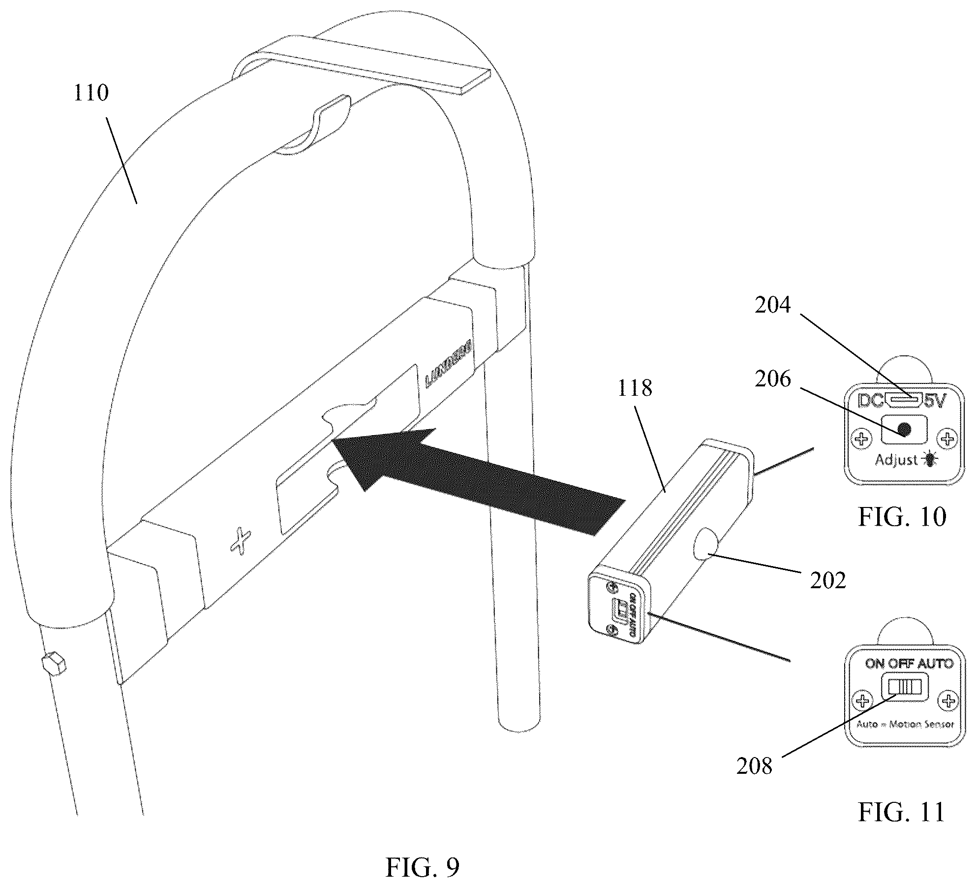 Patent US12350210 Figure 9 – Bed rail system