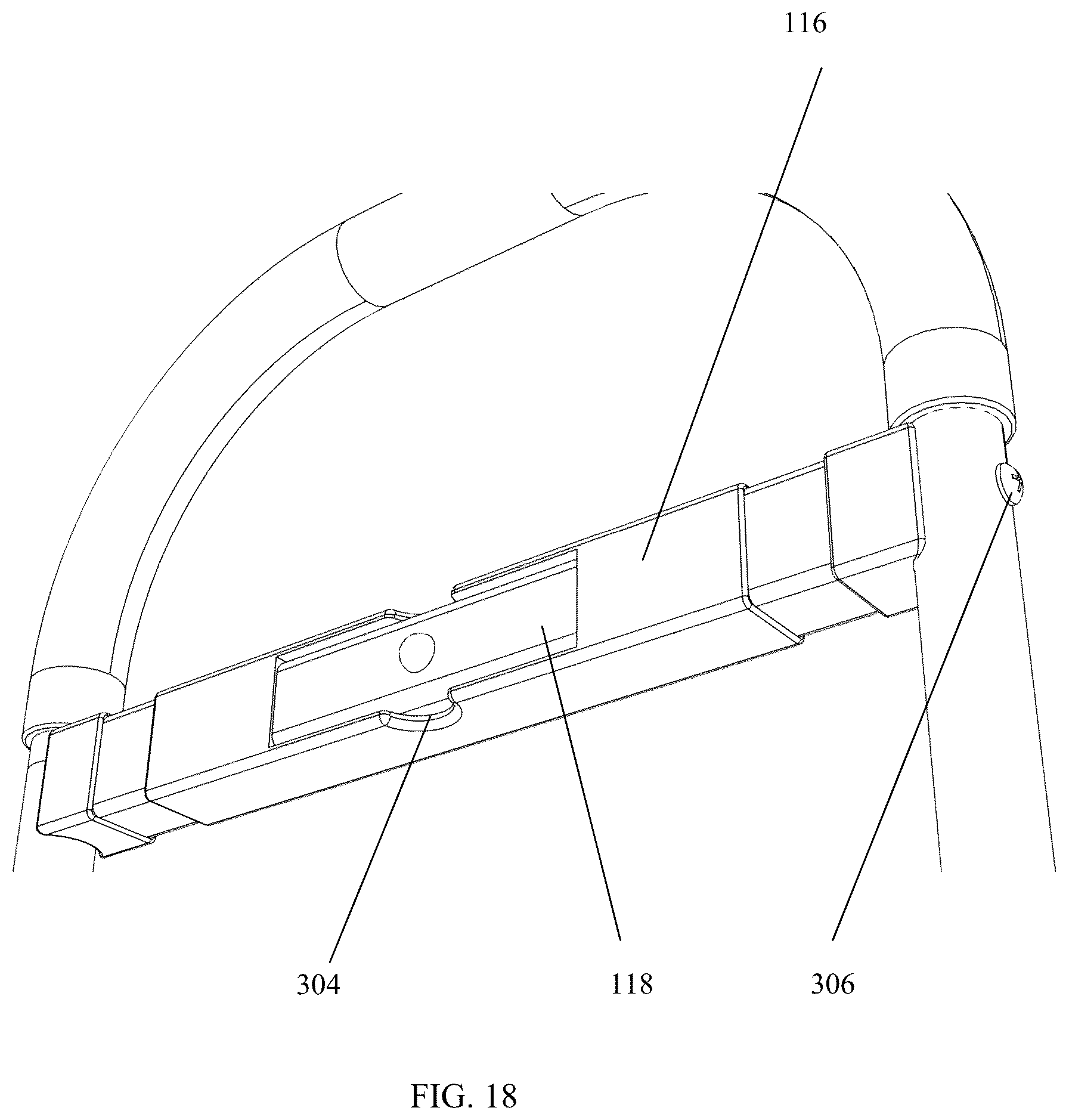 Patent US12350210 Figure 14 – Bed rail system