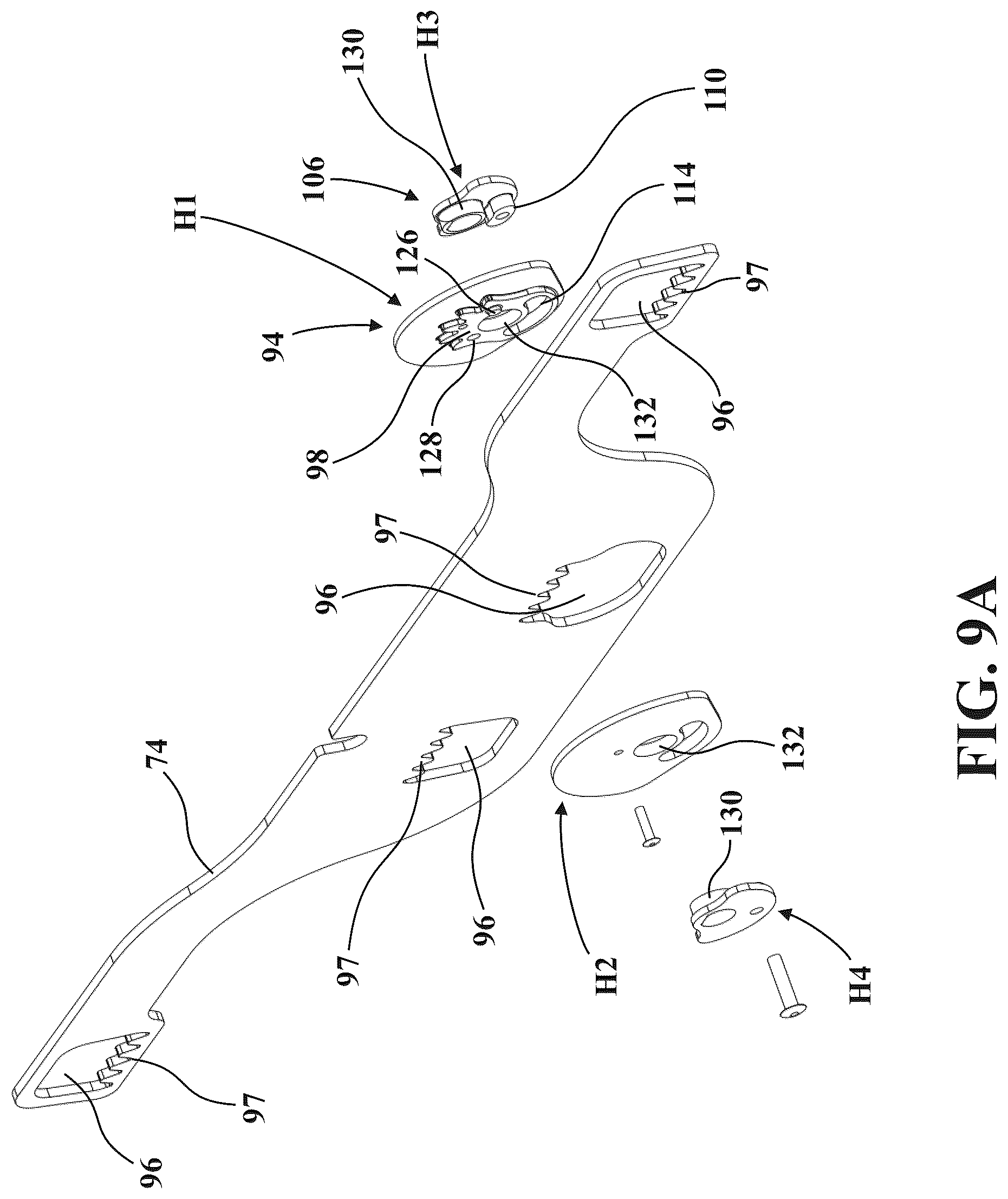 Patent US12350212 Figure 13 – Patient transport apparatus with electro-mechanical braking input hold circuit
