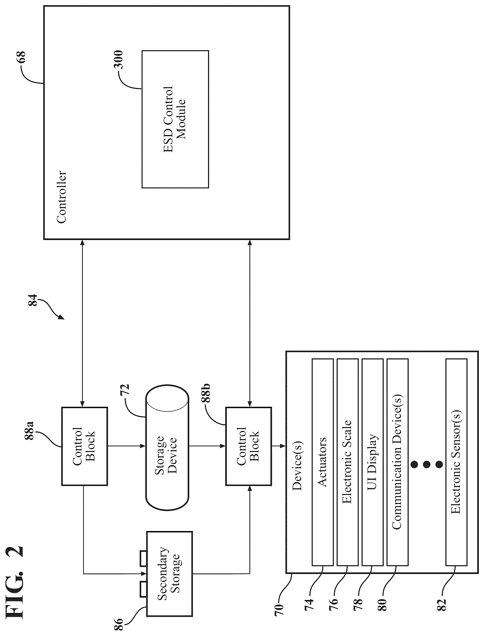 Patent US12350213 Figure 2 – Energy storage device management for a patient support apparatus