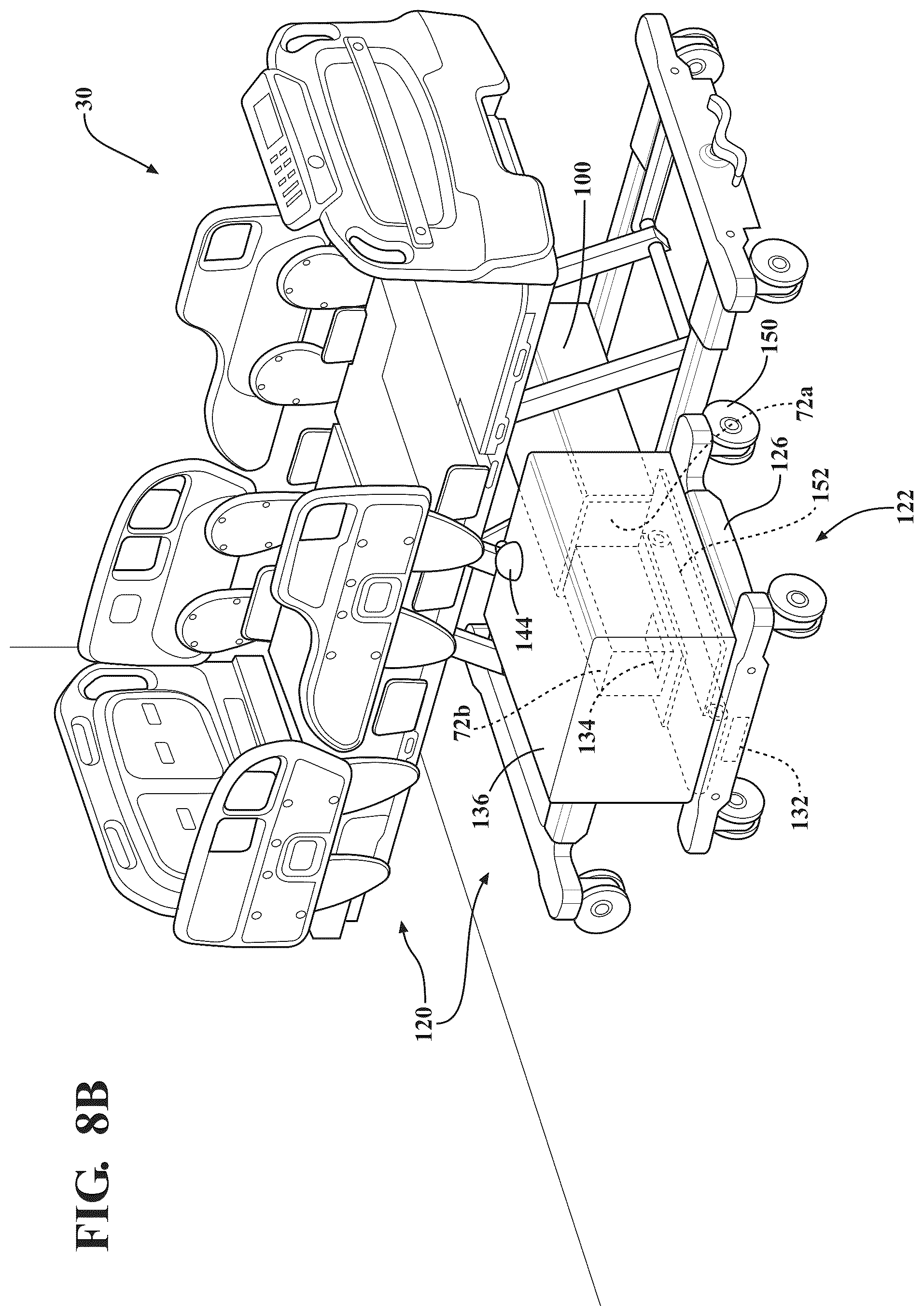 Patent US12350213 Figure 12 – Energy storage device management for a patient support apparatus