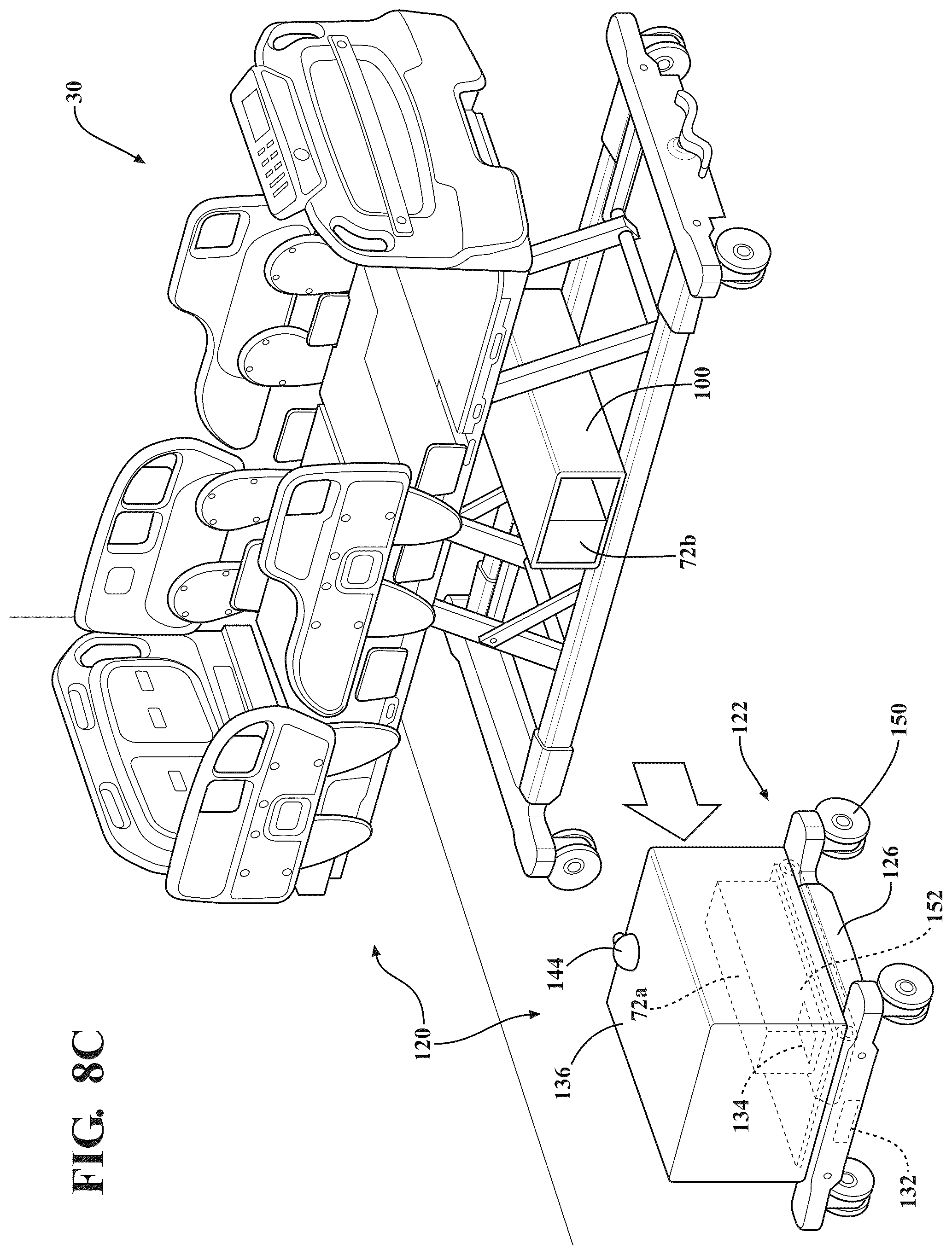 Patent US12350213 Figure 13 – Energy storage device management for a patient support apparatus