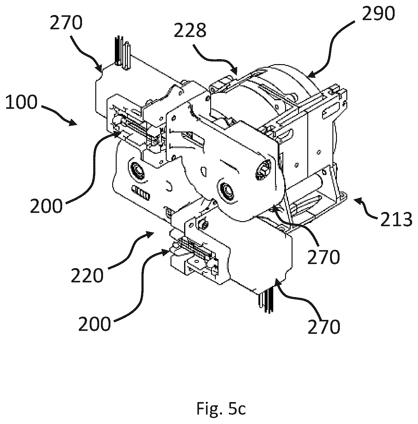 Patent US12350214 Figure 5 – Drive system for patient lift
