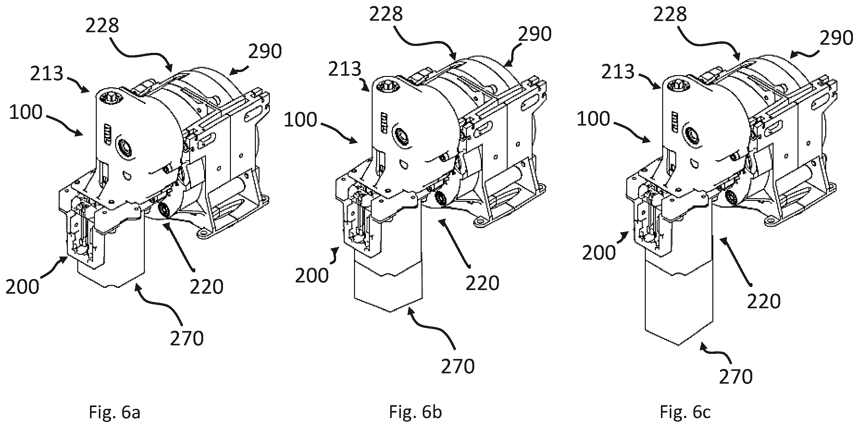 Patent US12350214 Figure 6 – Drive system for patient lift