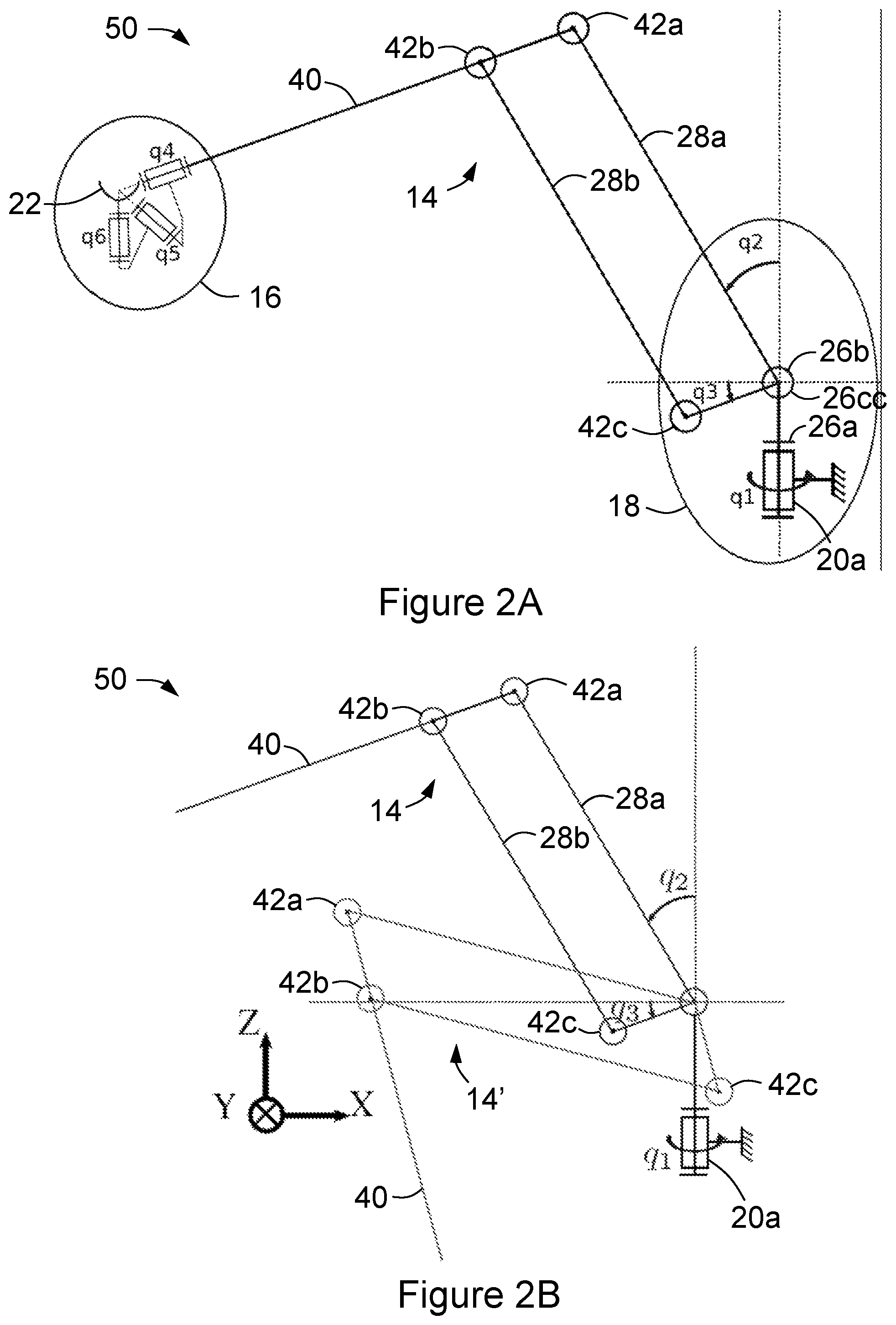 Patent US12350215 Figure 4 – Electromechanical robotic manipulandum device