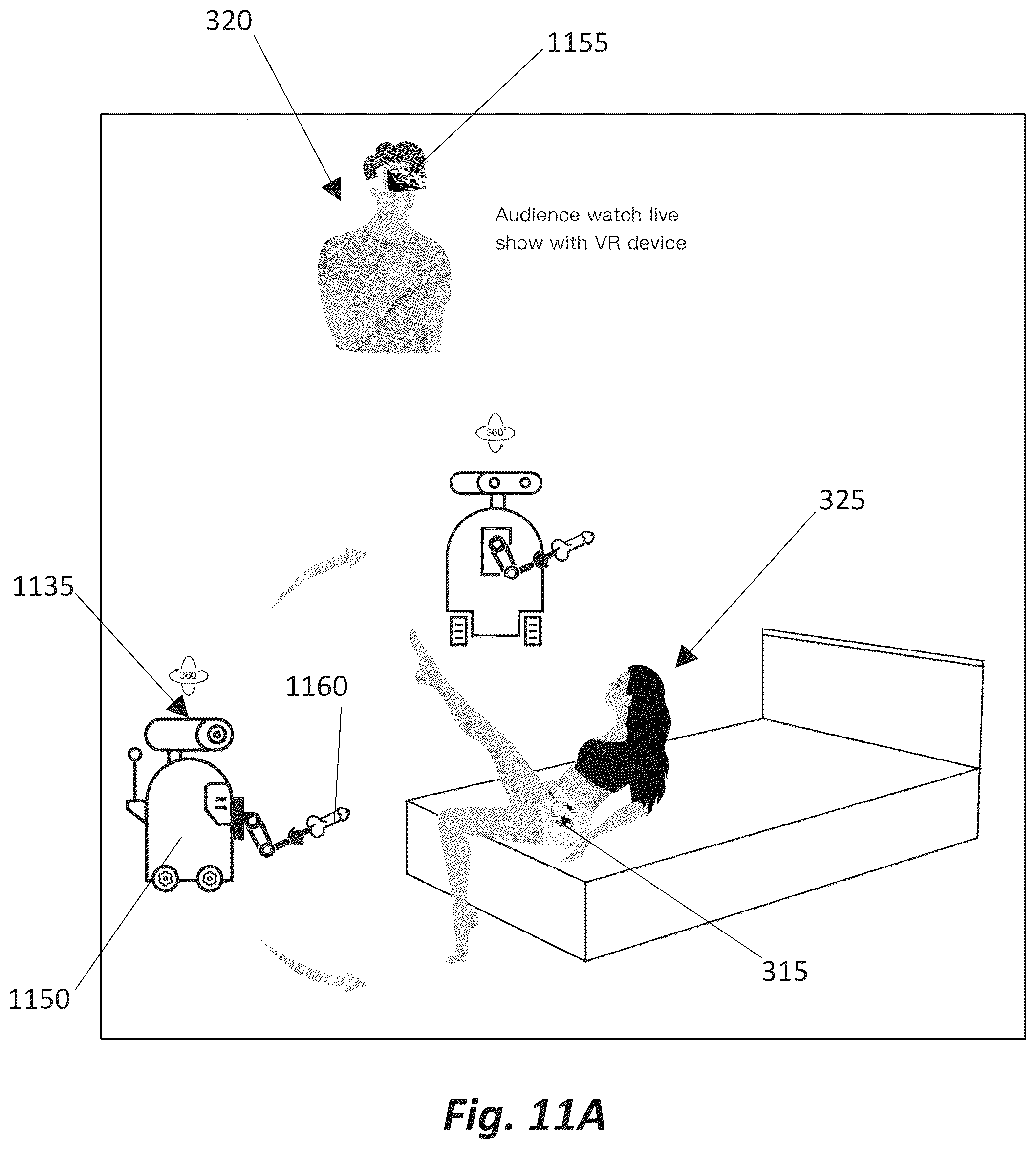 Patent US12350218 Figure 15 – System, apparatus, and method for broadcasting content
