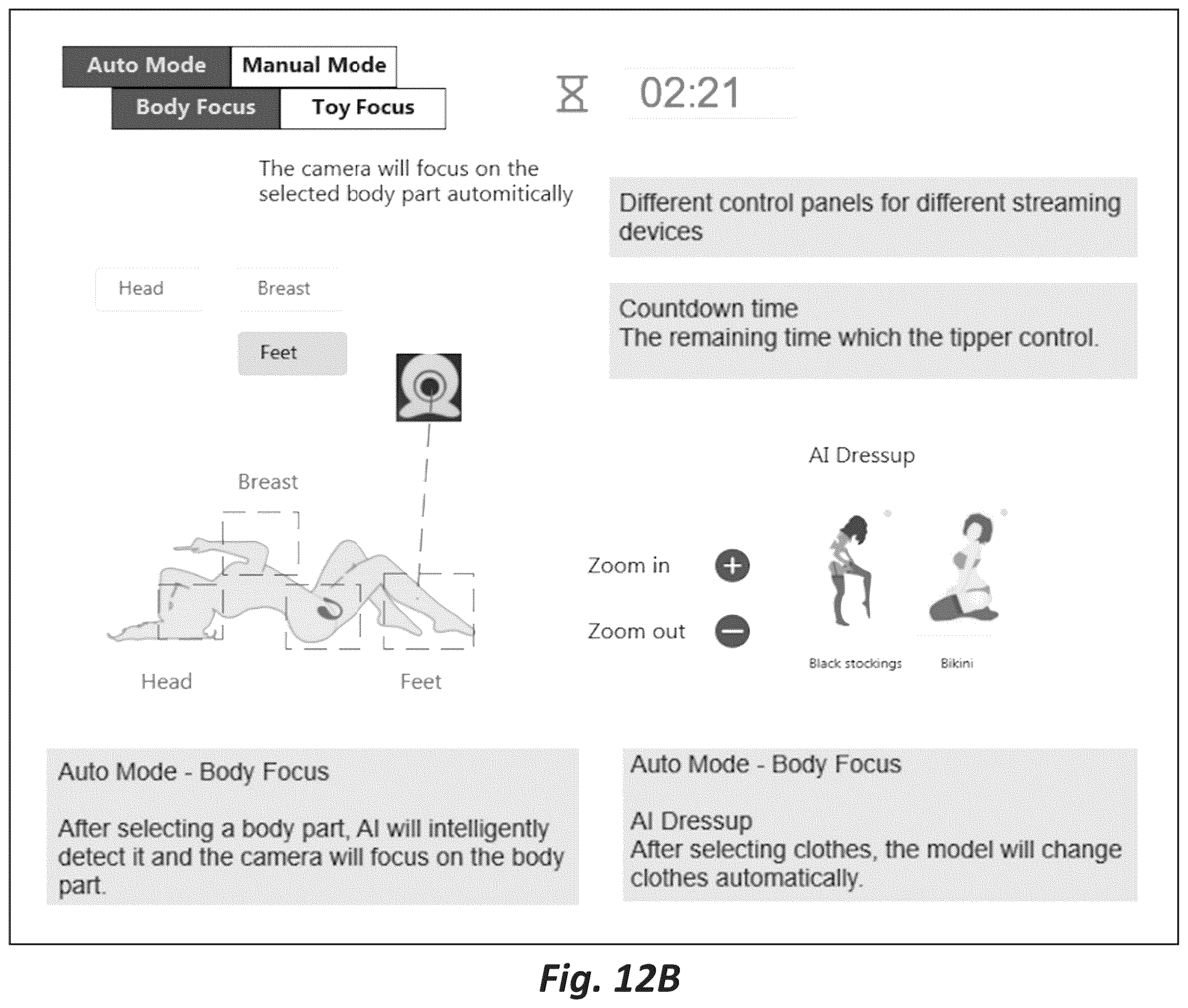 Patent US12350218 Figure 18 – System, apparatus, and method for broadcasting content