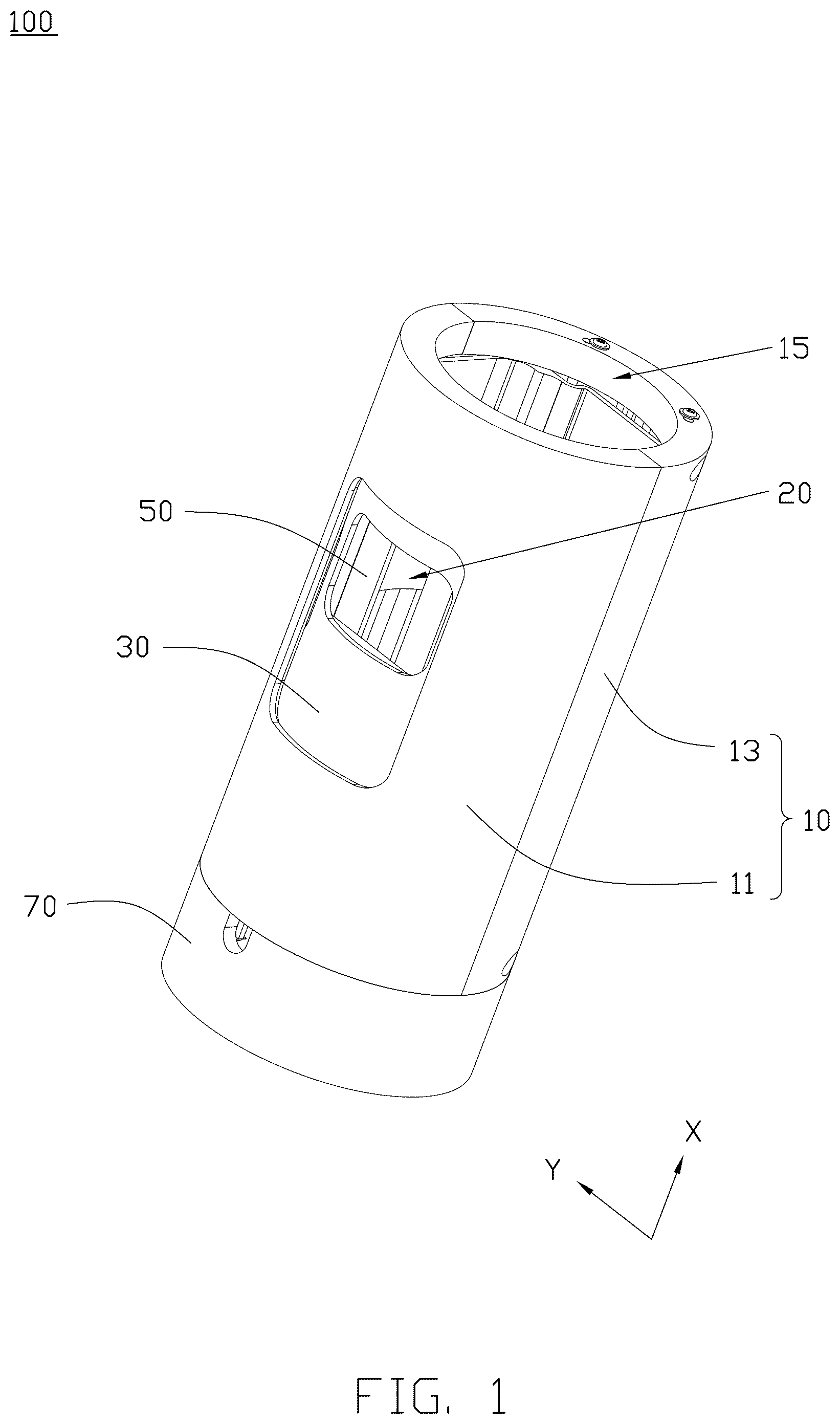 Patent US12350219 Figure 1 – Sex toy