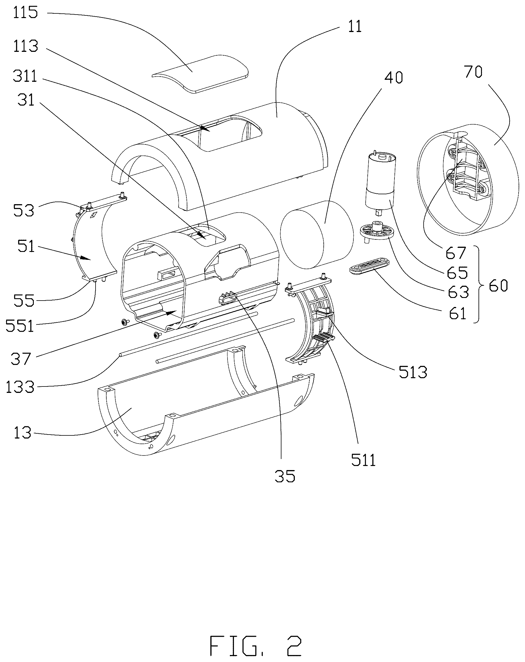 Patent US12350219 Figure 2 – Sex toy
