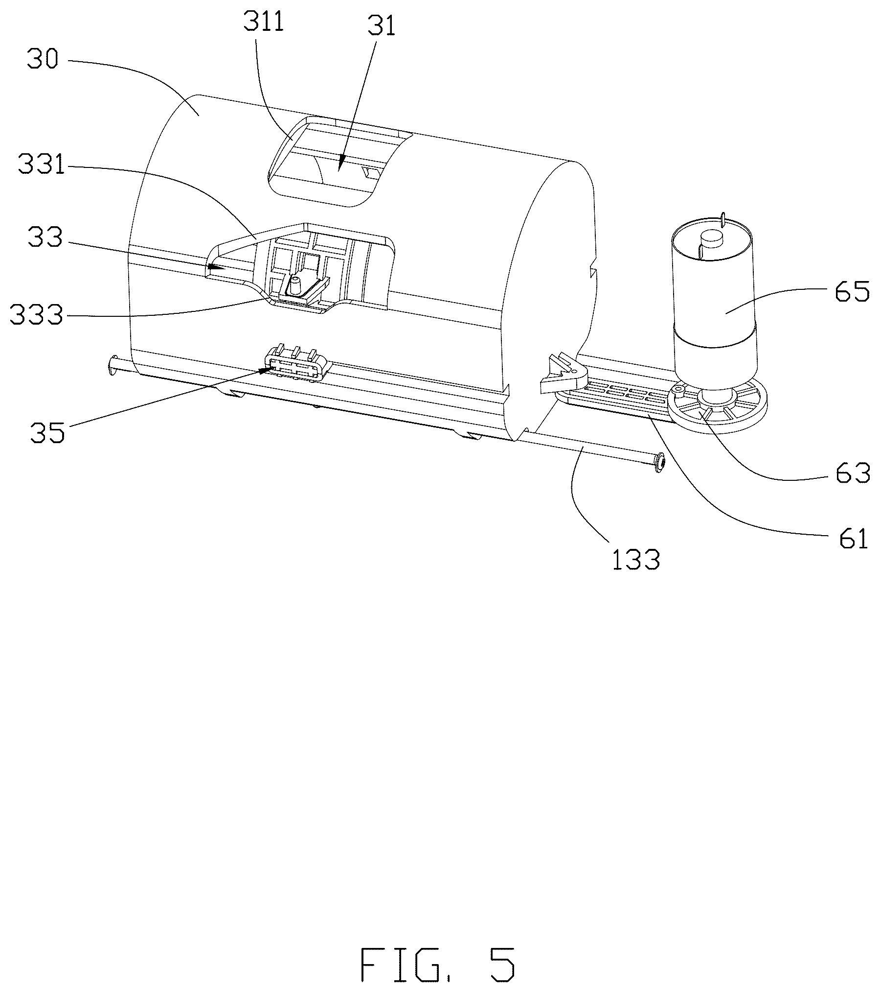 Patent US12350219 Figure 5 – Sex toy