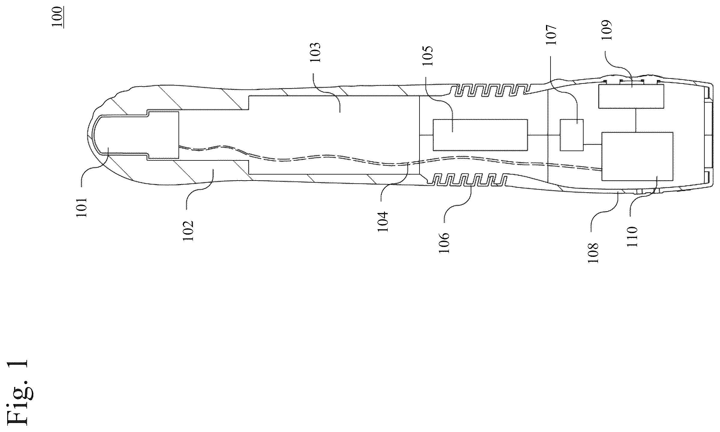 Patent US12350221 Figure 1 – Reciprocating stimulation device