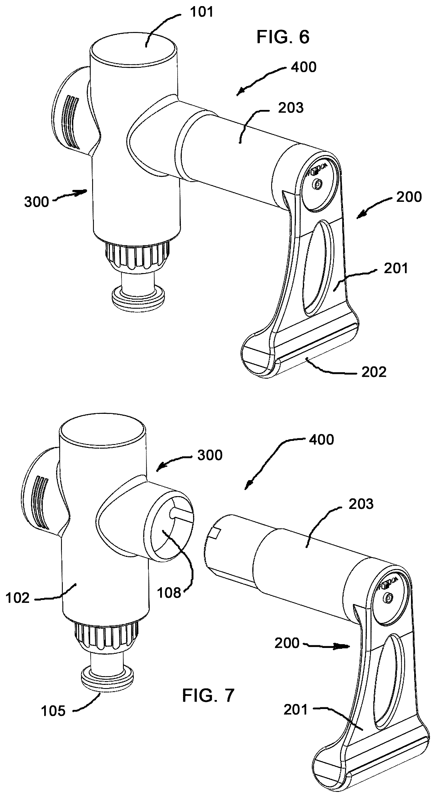 Patent US12350222 Figure 4 – Massage gun attachment and method