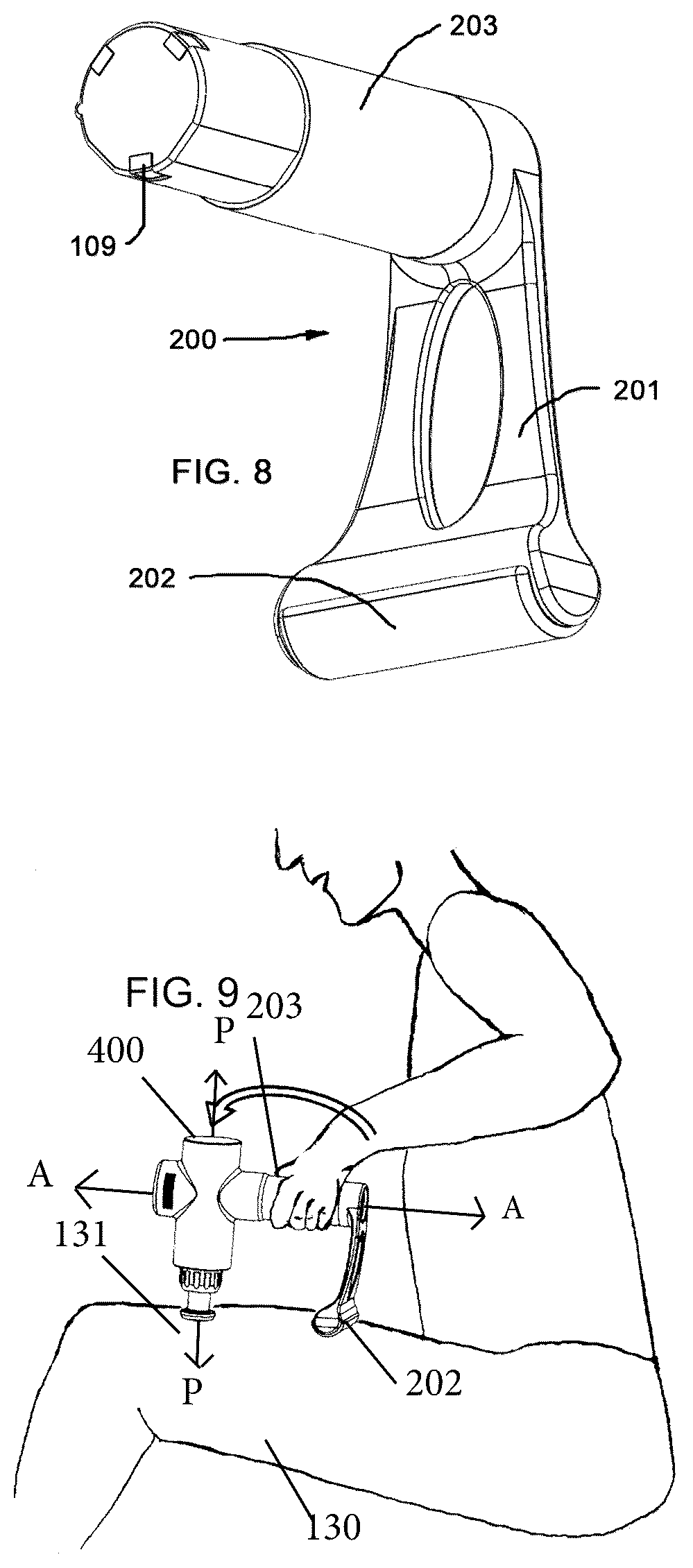 Patent US12350222 Figure 5 – Massage gun attachment and method