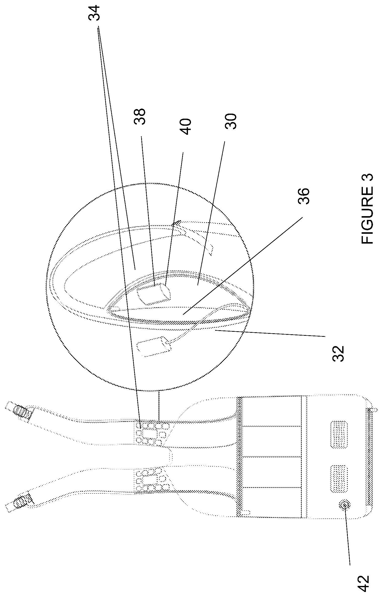 Patent US12350223 Figure 3 – Massage apparatus system