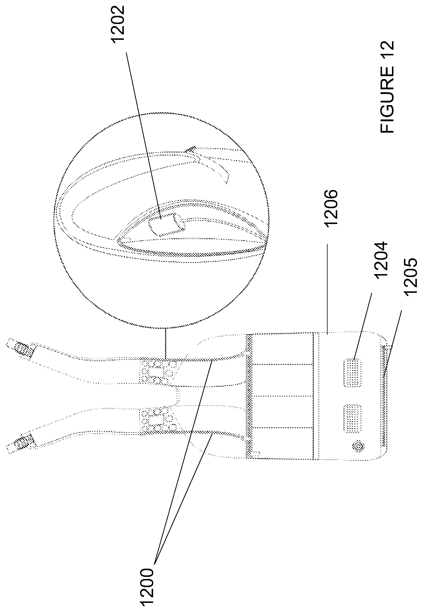 Patent US12350223 Figure 12 – Massage apparatus system