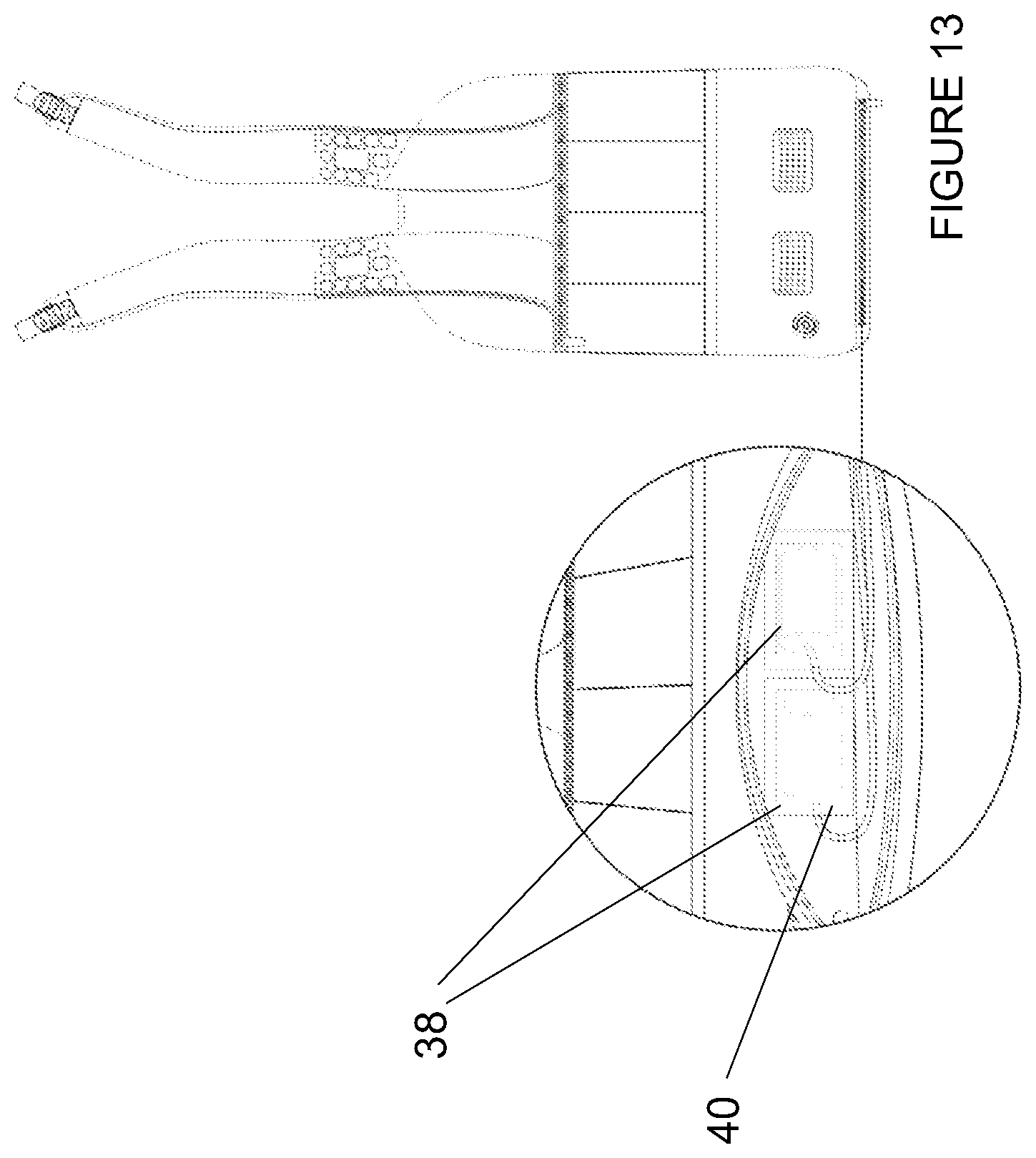 Patent US12350223 Figure 13 – Massage apparatus system