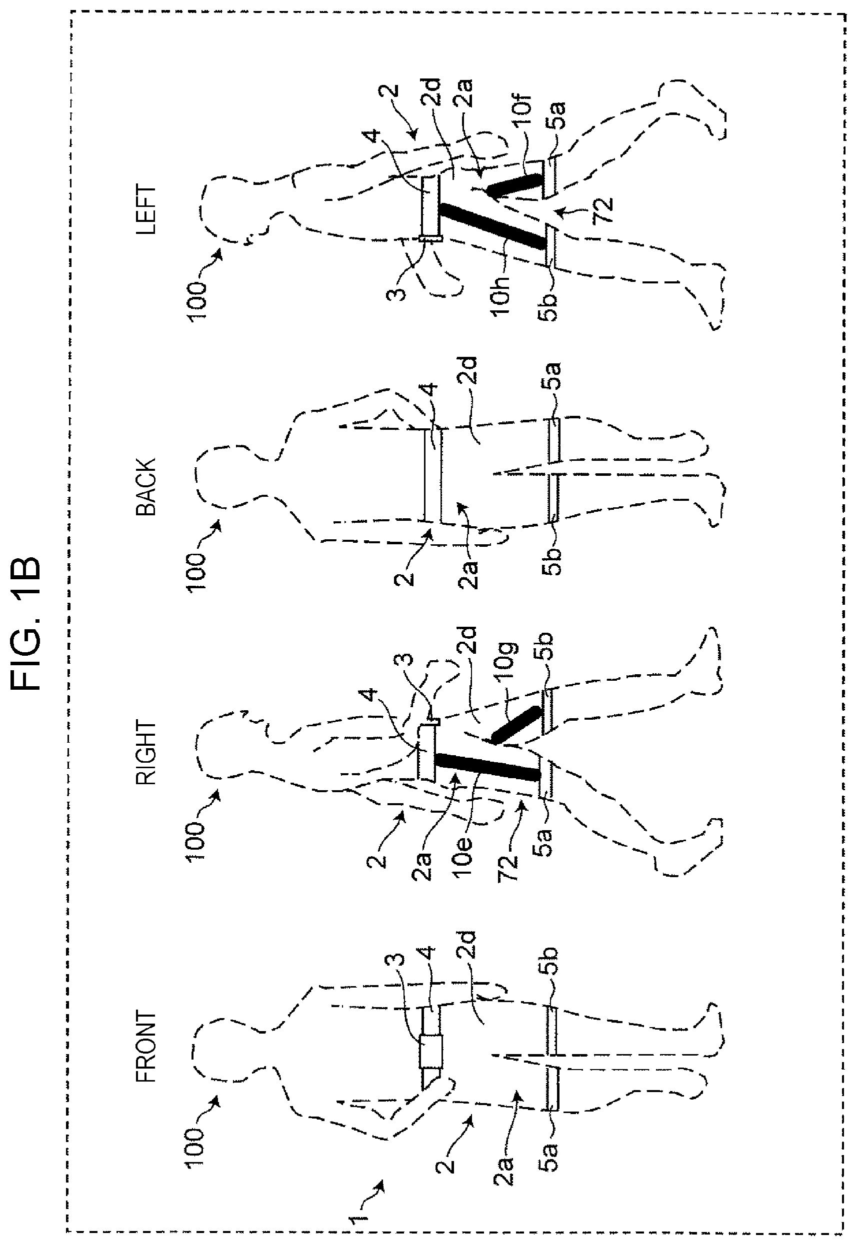 Patent US12350225 Figure 2 – Apparatus for fall prevention during walking, control device, control method, and recording medium