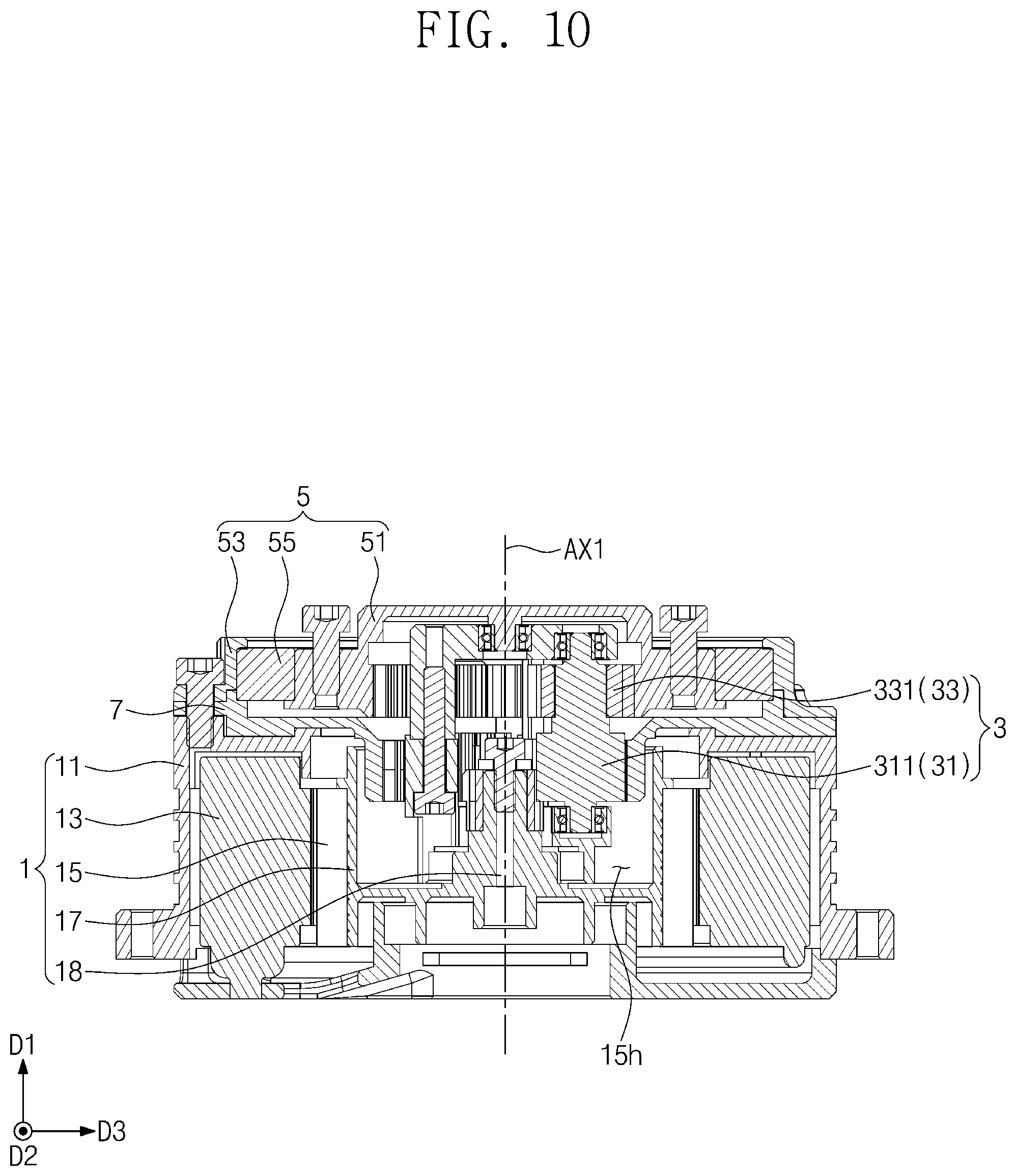 Patent US12350226 Figure 10 – Driving module and motion assist apparatus including the same