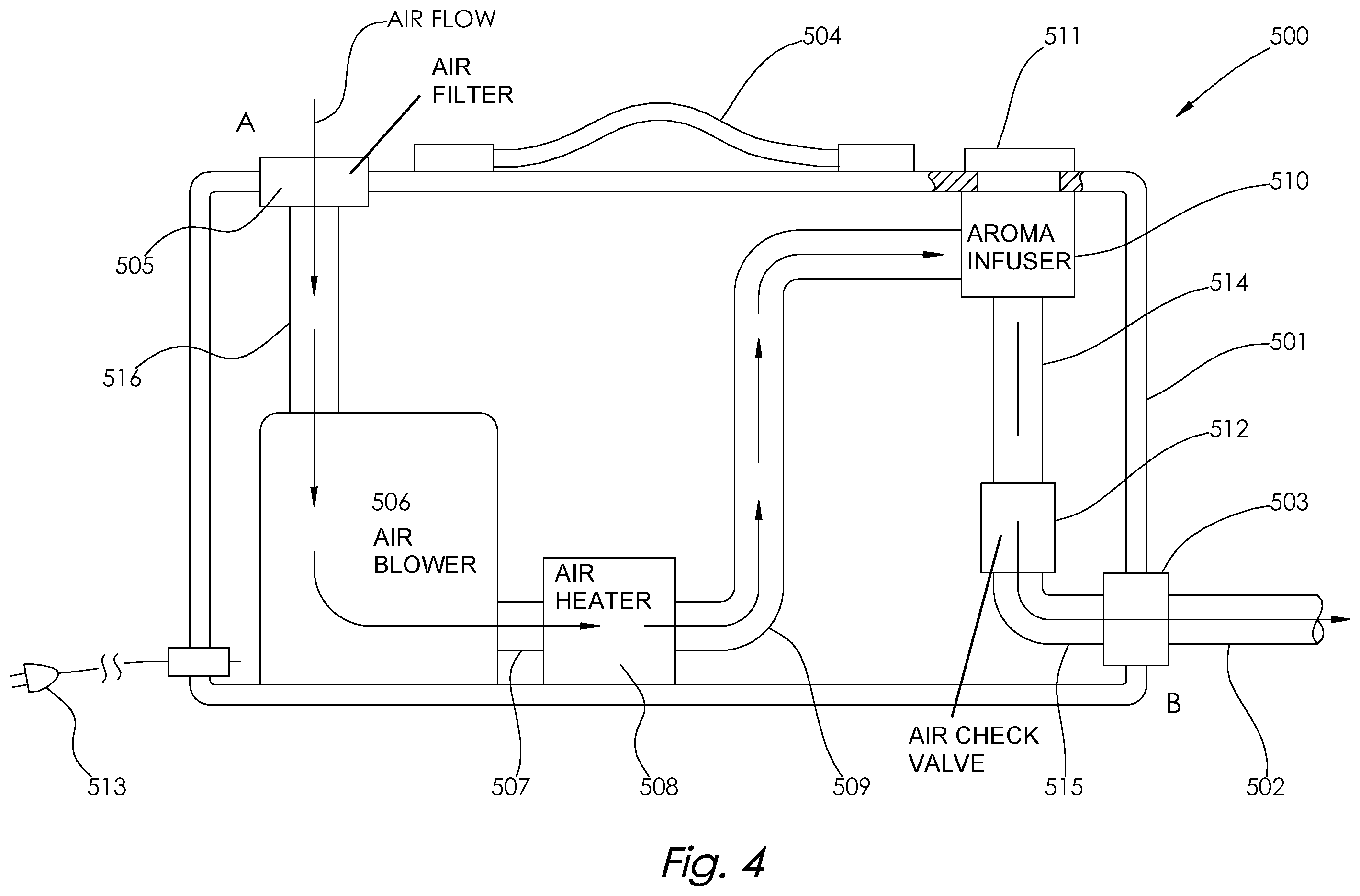 Patent US12350227 Figure 4 – Bubble massage float apparatus and method