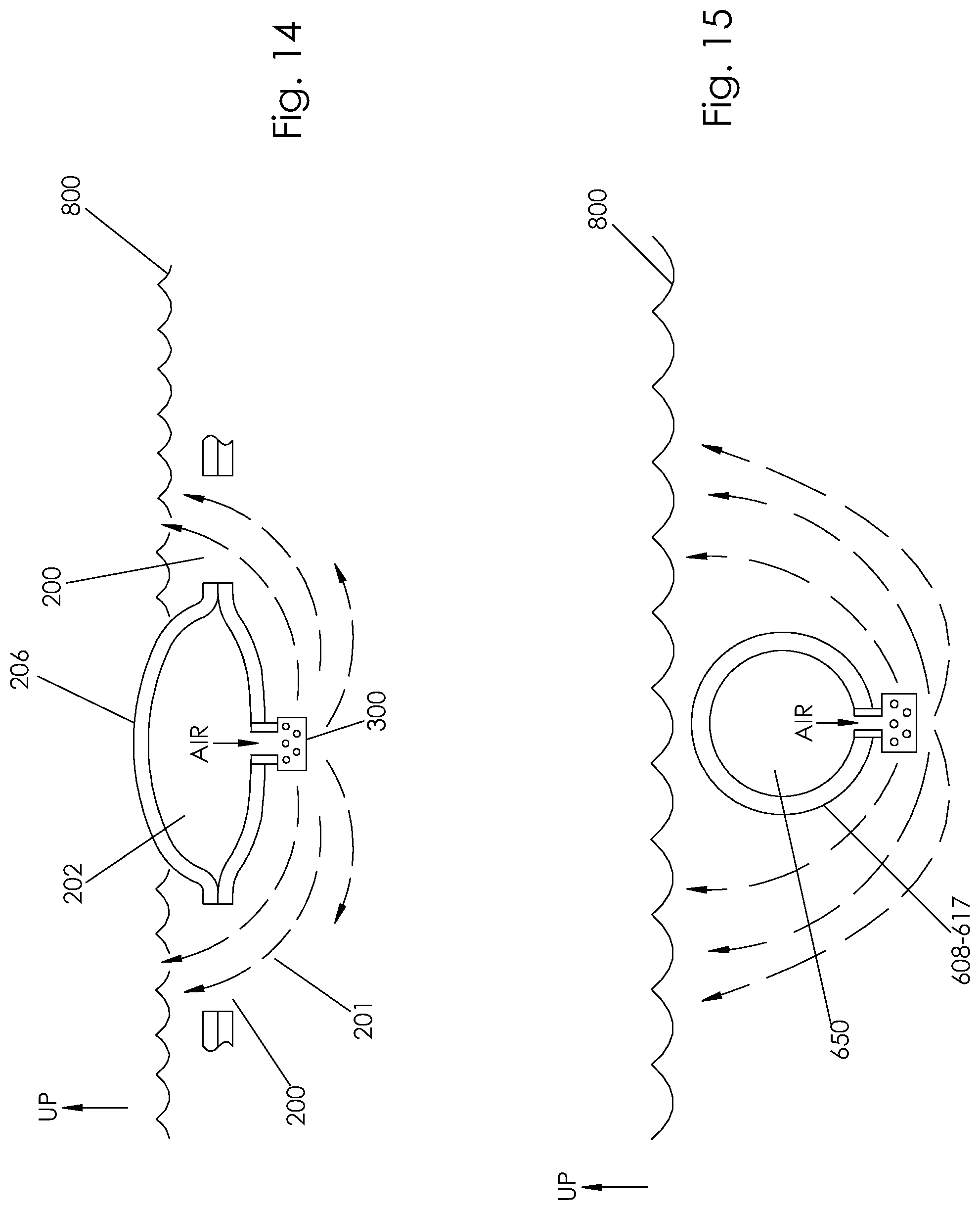Patent US12350227 Figure 13 – Bubble massage float apparatus and method