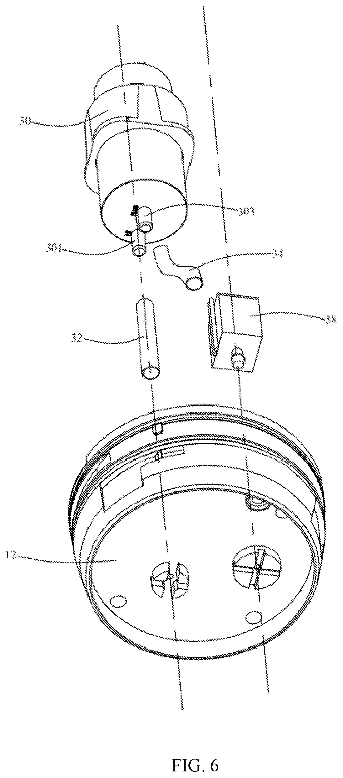 Patent US12350231 Figure 6 – Massager