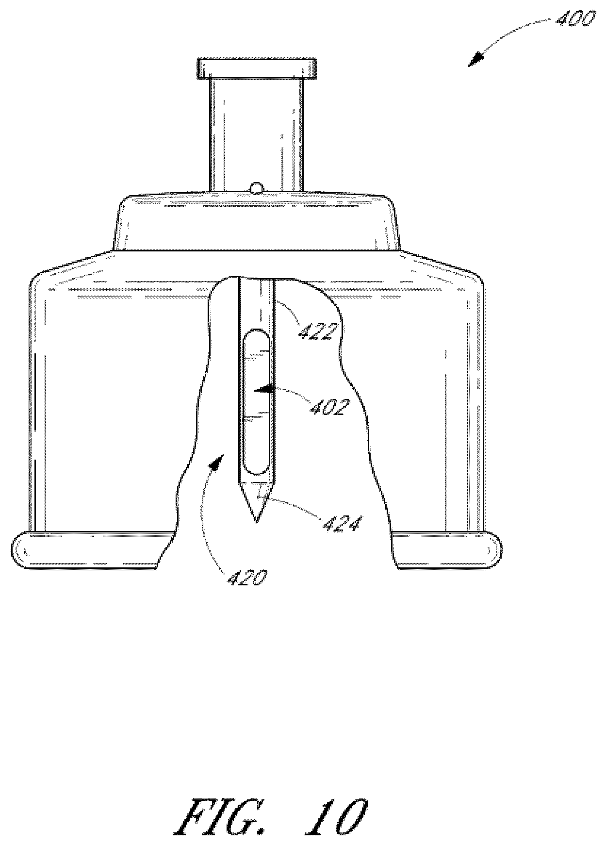 Patent US12350234 Figure 10 – Devices for accessing medicinal fluid from a container