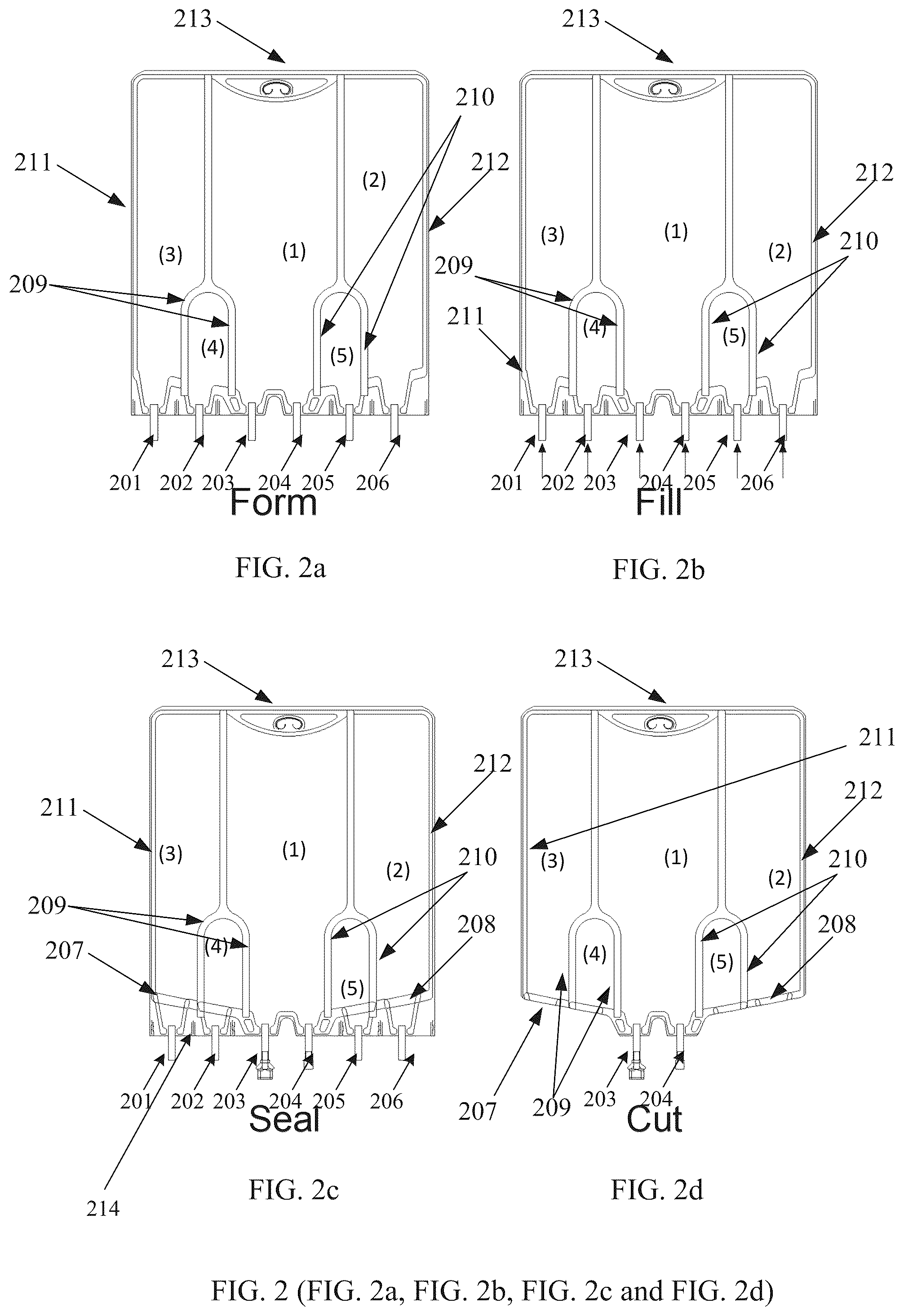 Patent US12350236 Figure 5 – Multi-chamber bag for parenteral nutrition solutions