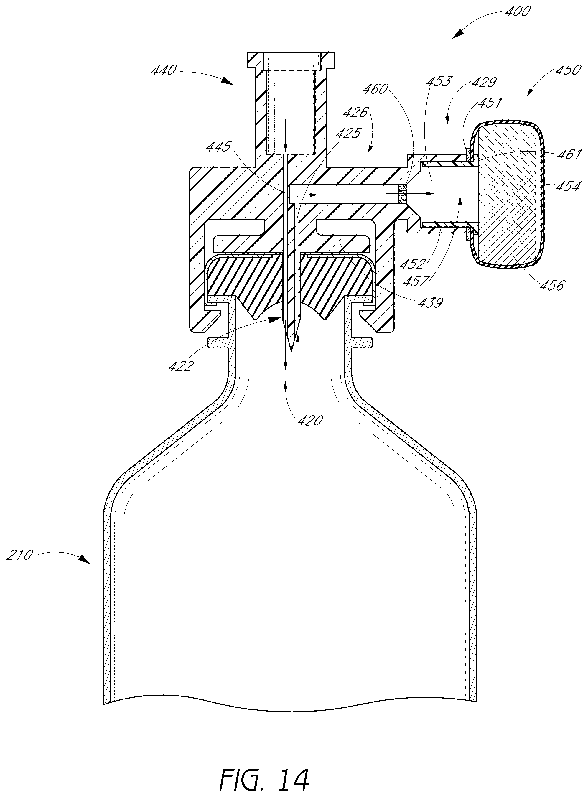 Patent US12350237 Figure 15 – Pressure-regulating vial adaptors