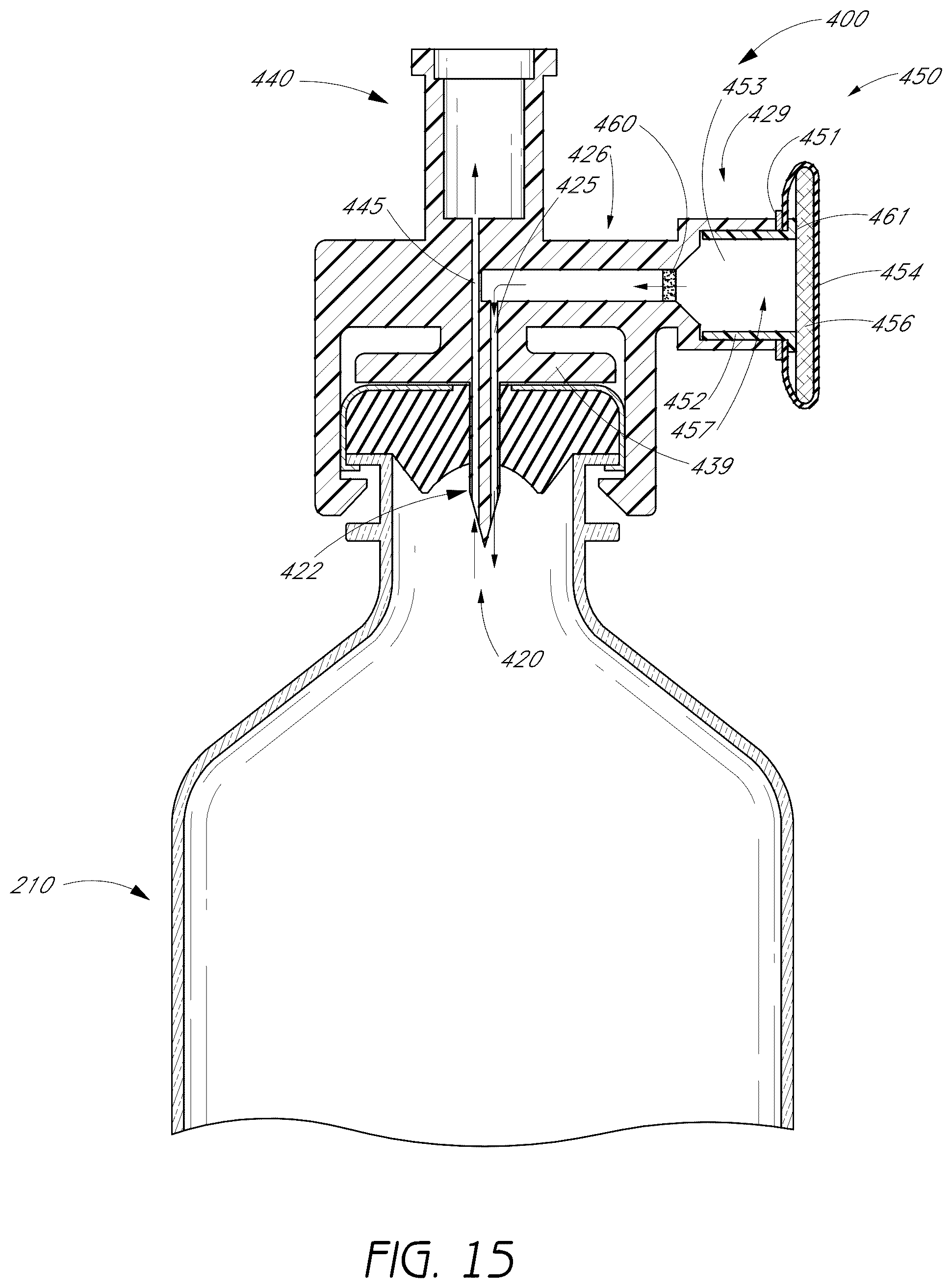 Patent US12350237 Figure 16 – Pressure-regulating vial adaptors