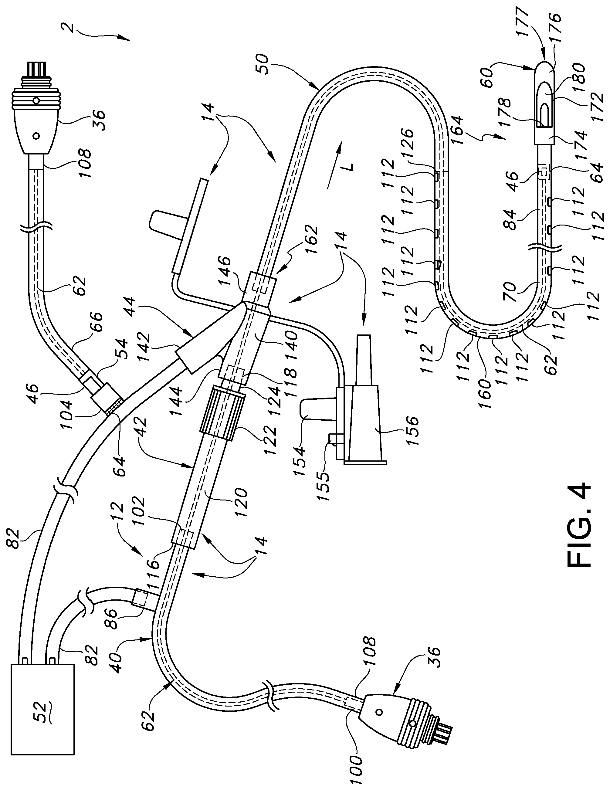 Patent US12350238 Figure 4 – System and method for real-time humidity and temperature sensing to verify proper nasogastric tube placement