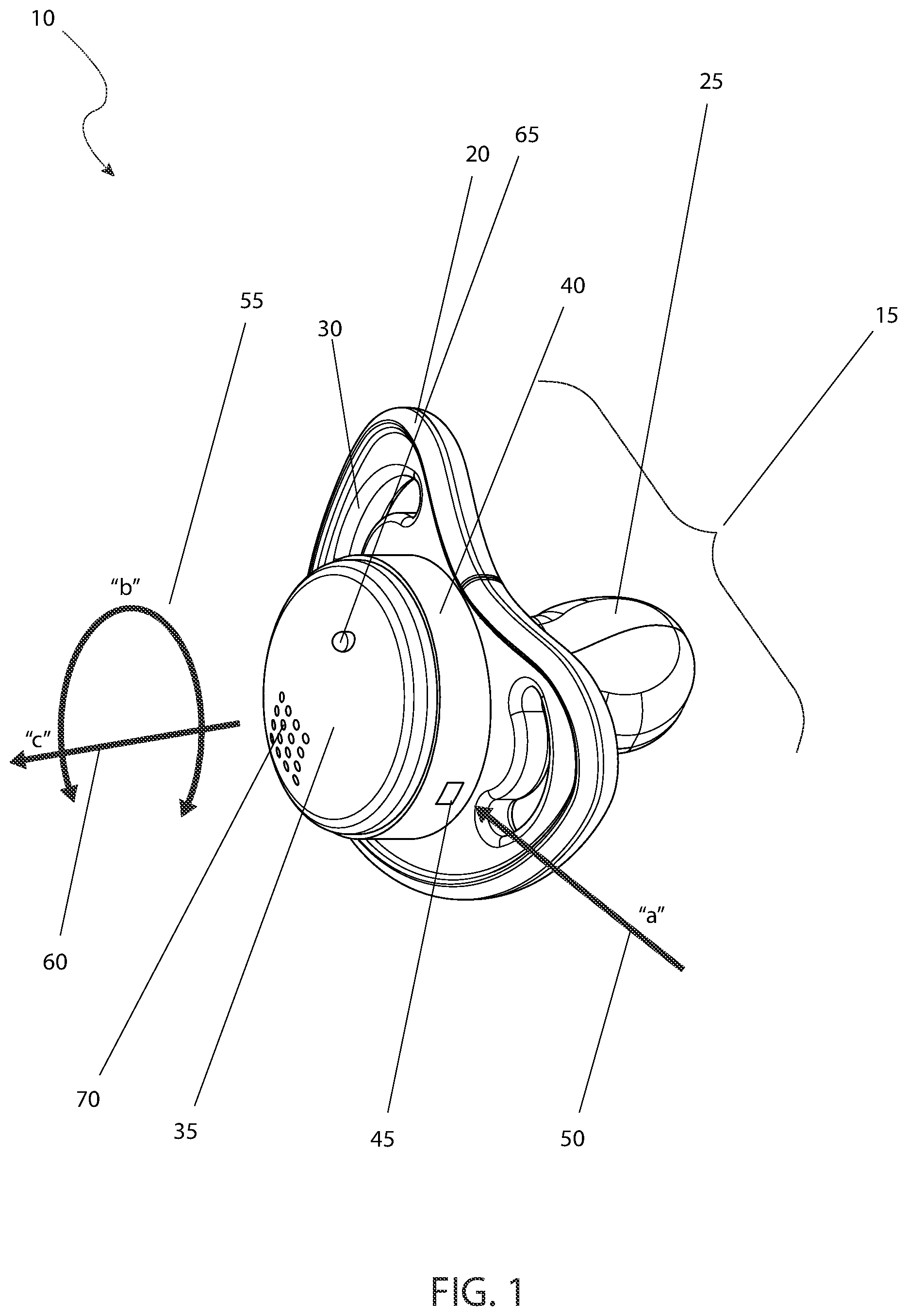 Patent US12350240 — Enhanced infant pacifier — Figure 1