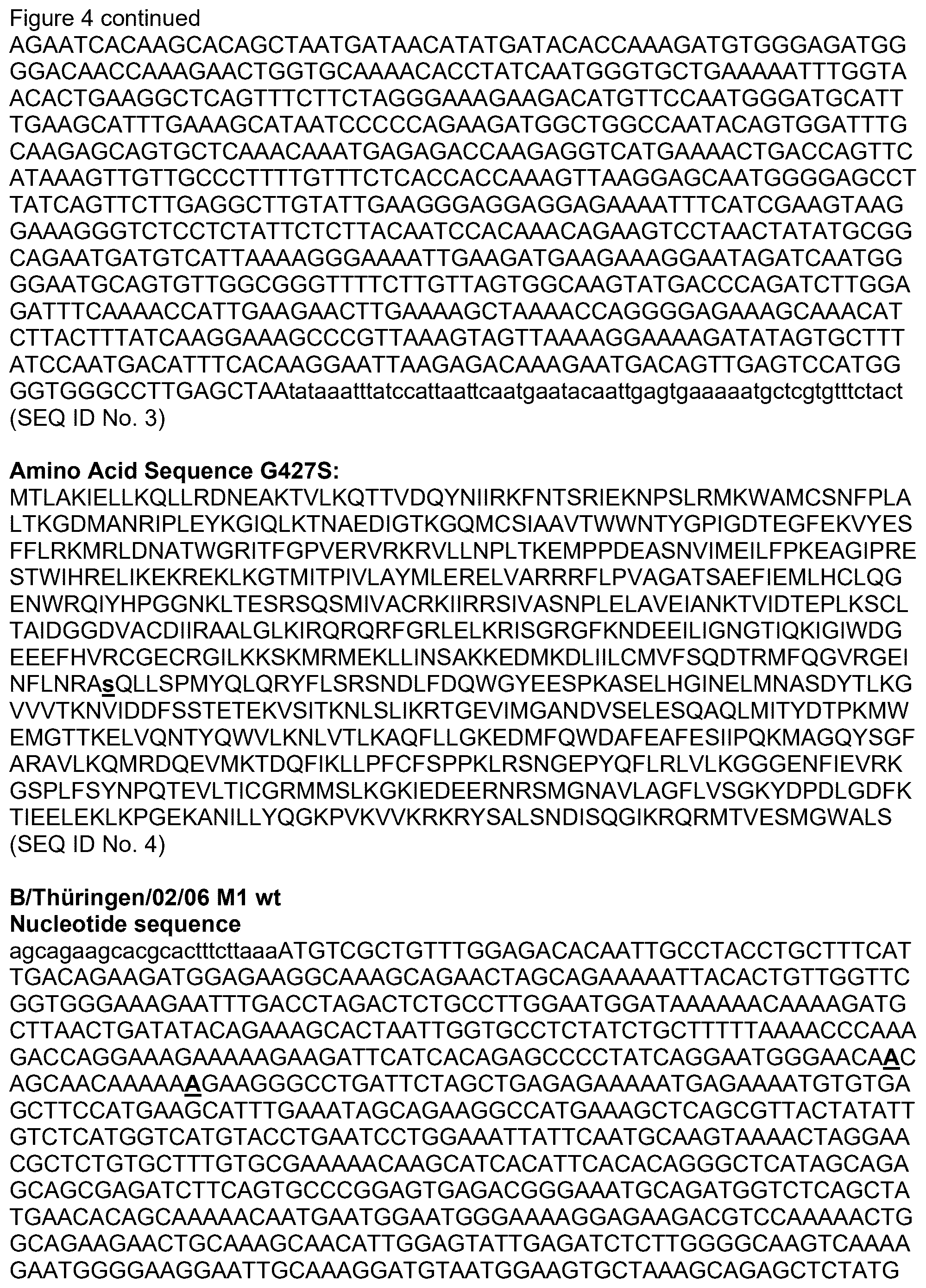 Patent US12350325 Figure 6 – Recombinant high growth rate influenza virus comprising mutations in M1, NS2, and PB2