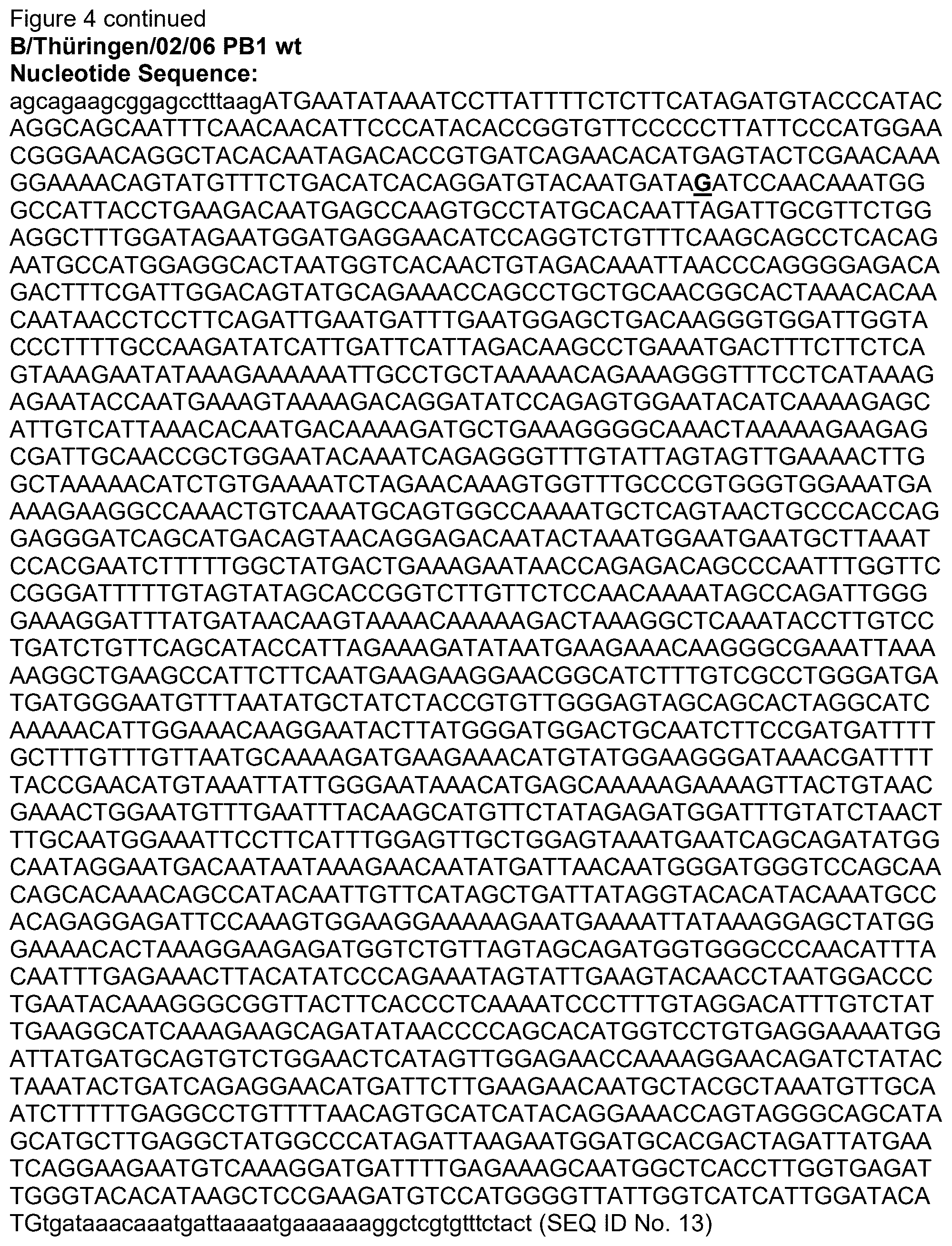 Patent US12350325 Figure 9 – Recombinant high growth rate influenza virus comprising mutations in M1, NS2, and PB2