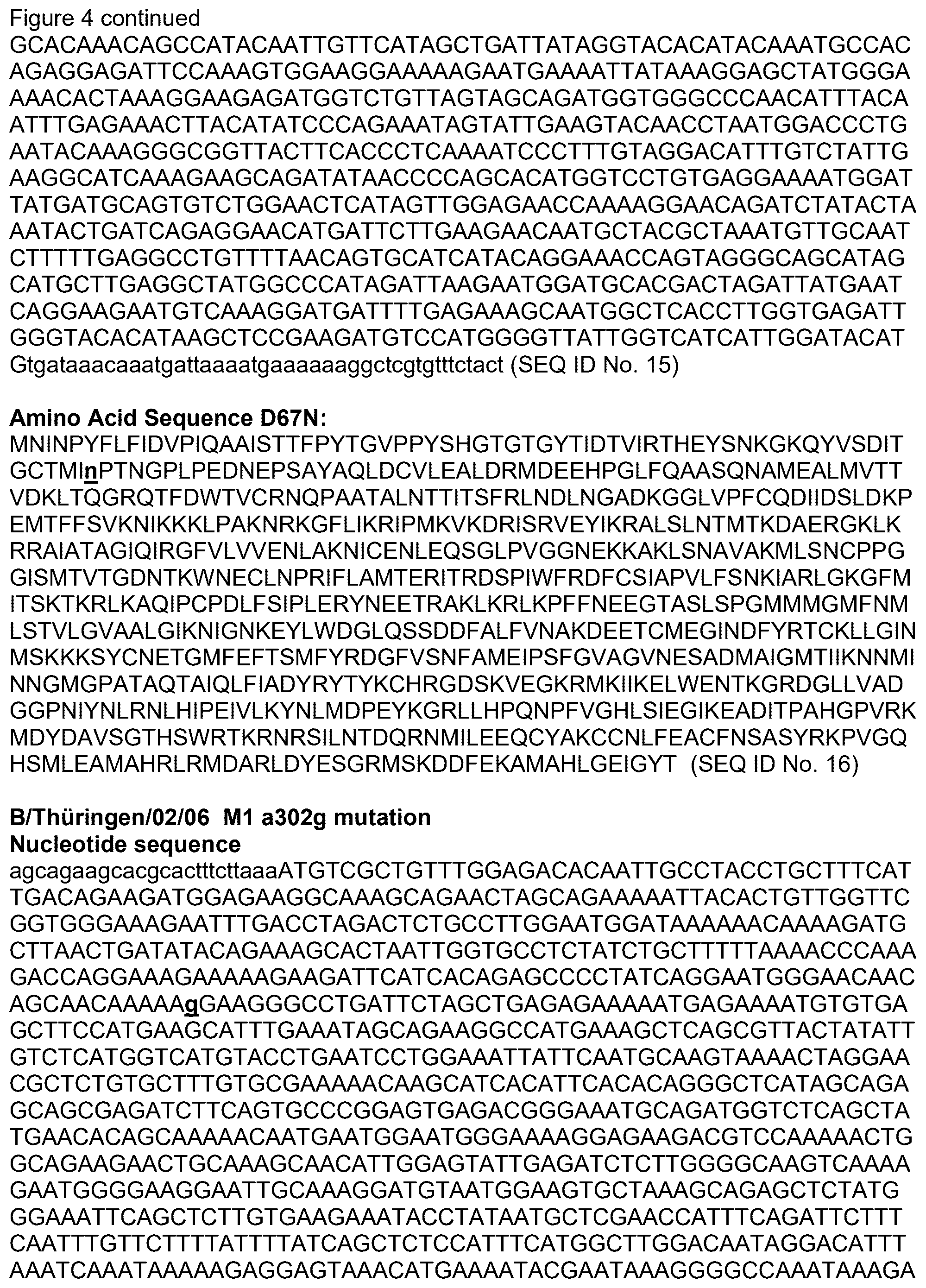 Patent US12350325 Figure 11 – Recombinant high growth rate influenza virus comprising mutations in M1, NS2, and PB2