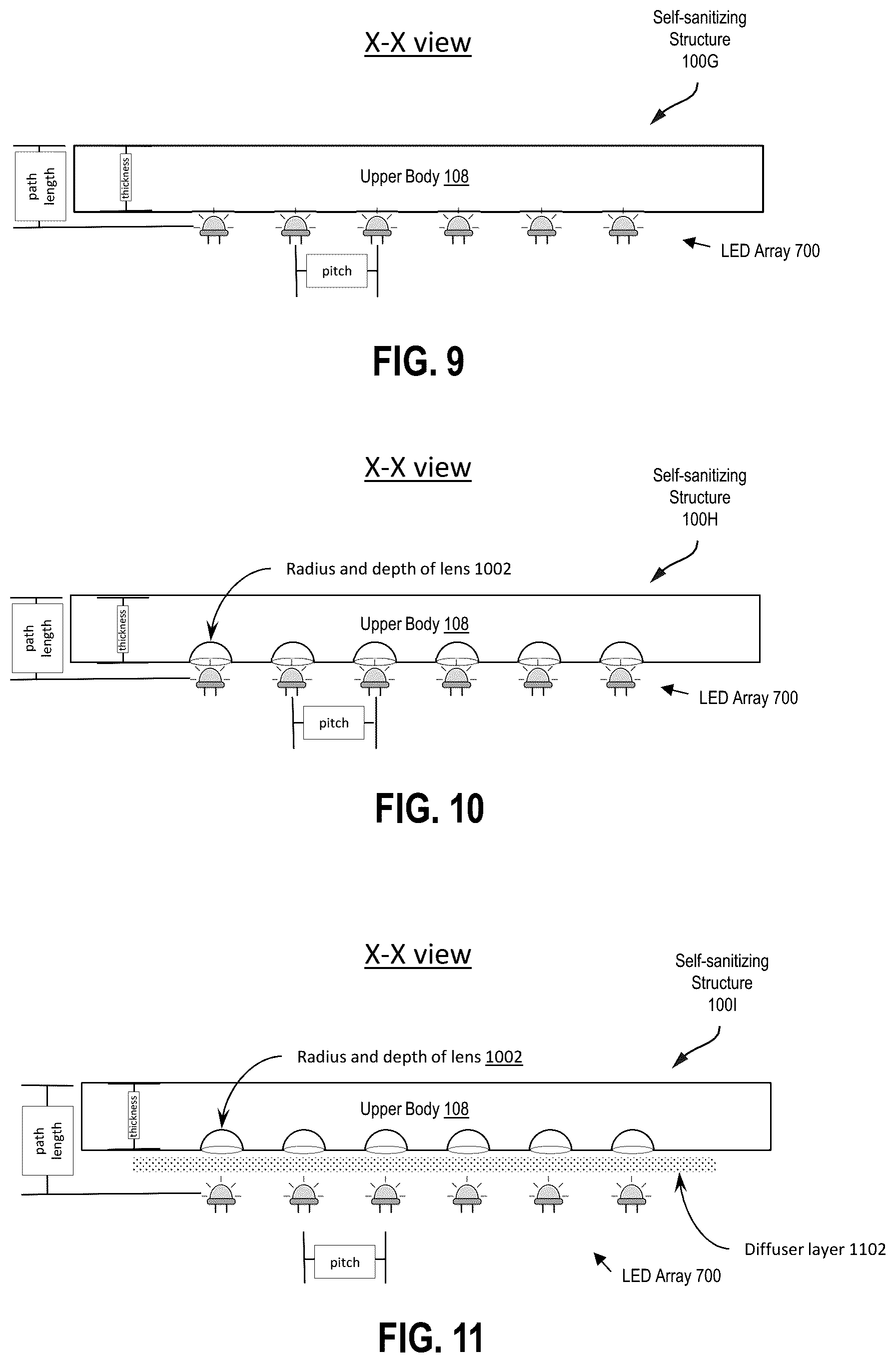 Patent US12350386 Figure 15 – Self-sanitizing structure for automatically neutralizing infectious agents on the structure's commonly touched surfaces