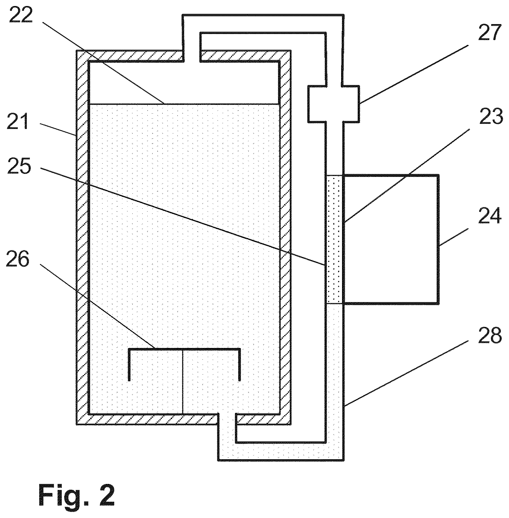 Patent US12350387 Figure 2 – Method for inactivating biologically active components in a liquid
