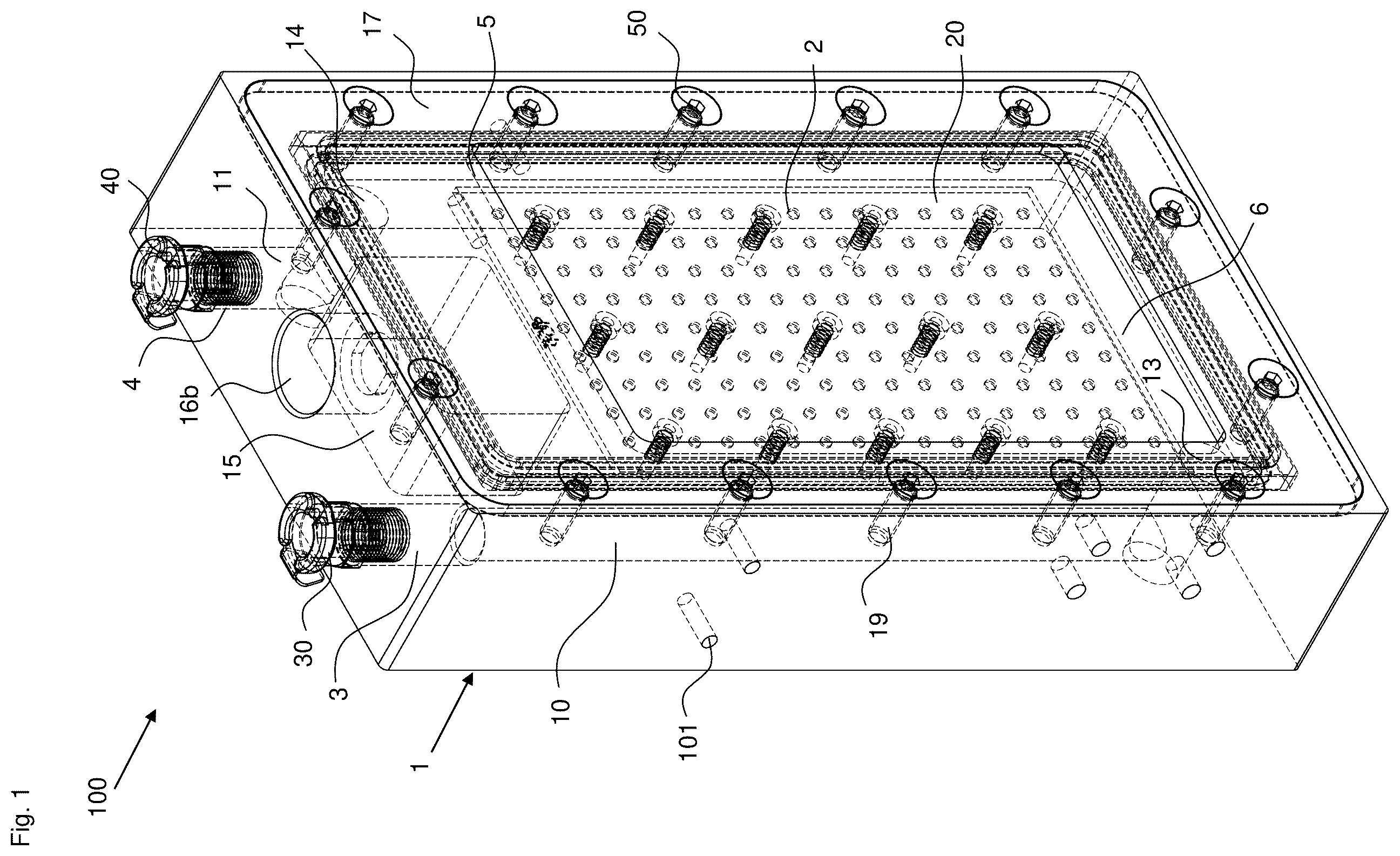 Patent US12350393 — Surface radiator, device comprising the surface radiator and use of the surface radiator — Figure 1