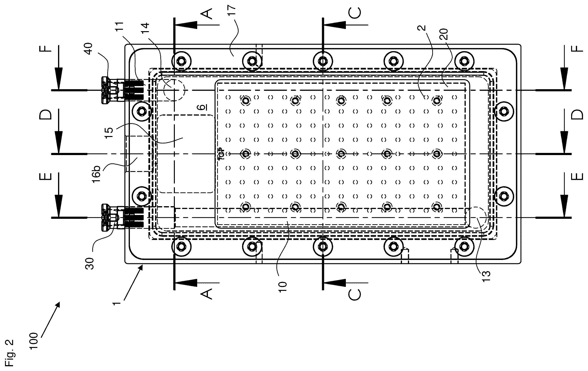 Patent US12350393 Figure 2 – Surface radiator, device comprising the surface radiator and use of the surface radiator