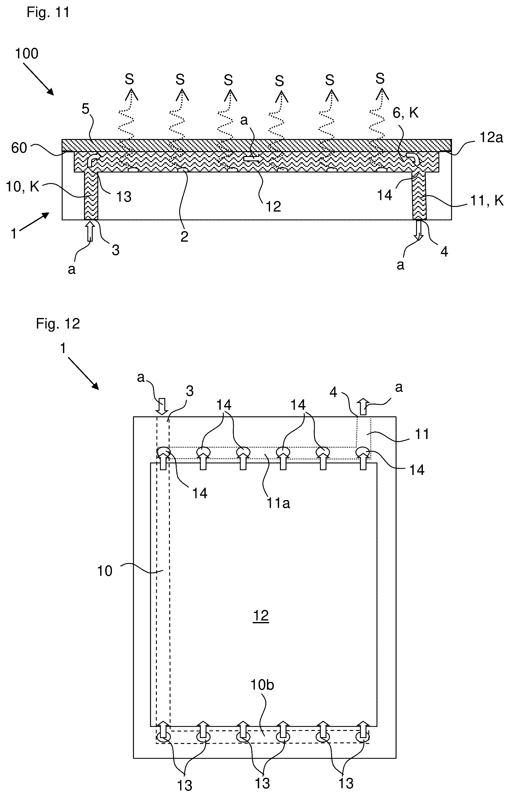 Patent US12350393 Figure 8 – Surface radiator, device comprising the surface radiator and use of the surface radiator