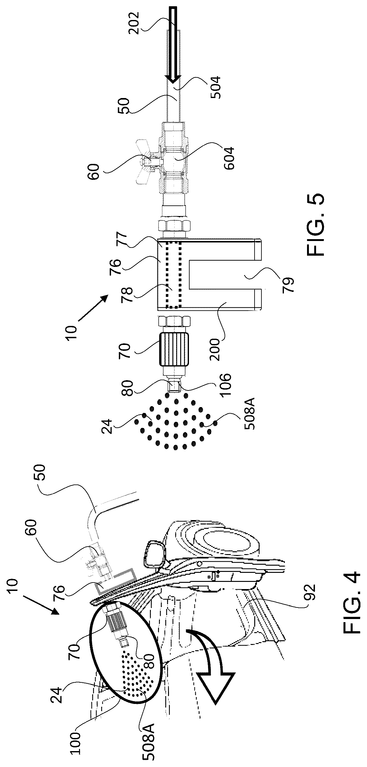 Patent US12350394 Figure 4 – Fluid disinfectant dispersant system