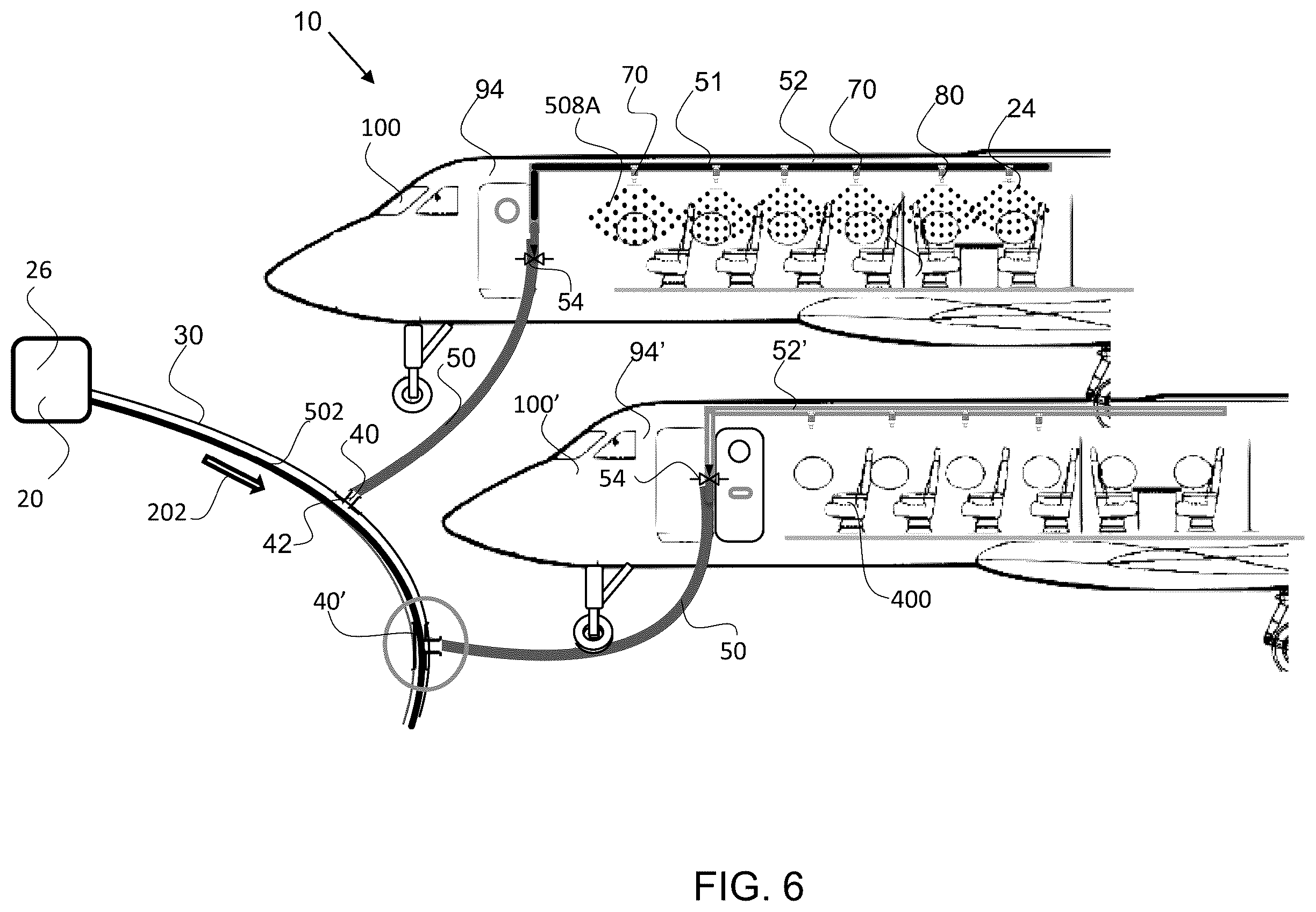 Patent US12350394 Figure 5 – Fluid disinfectant dispersant system