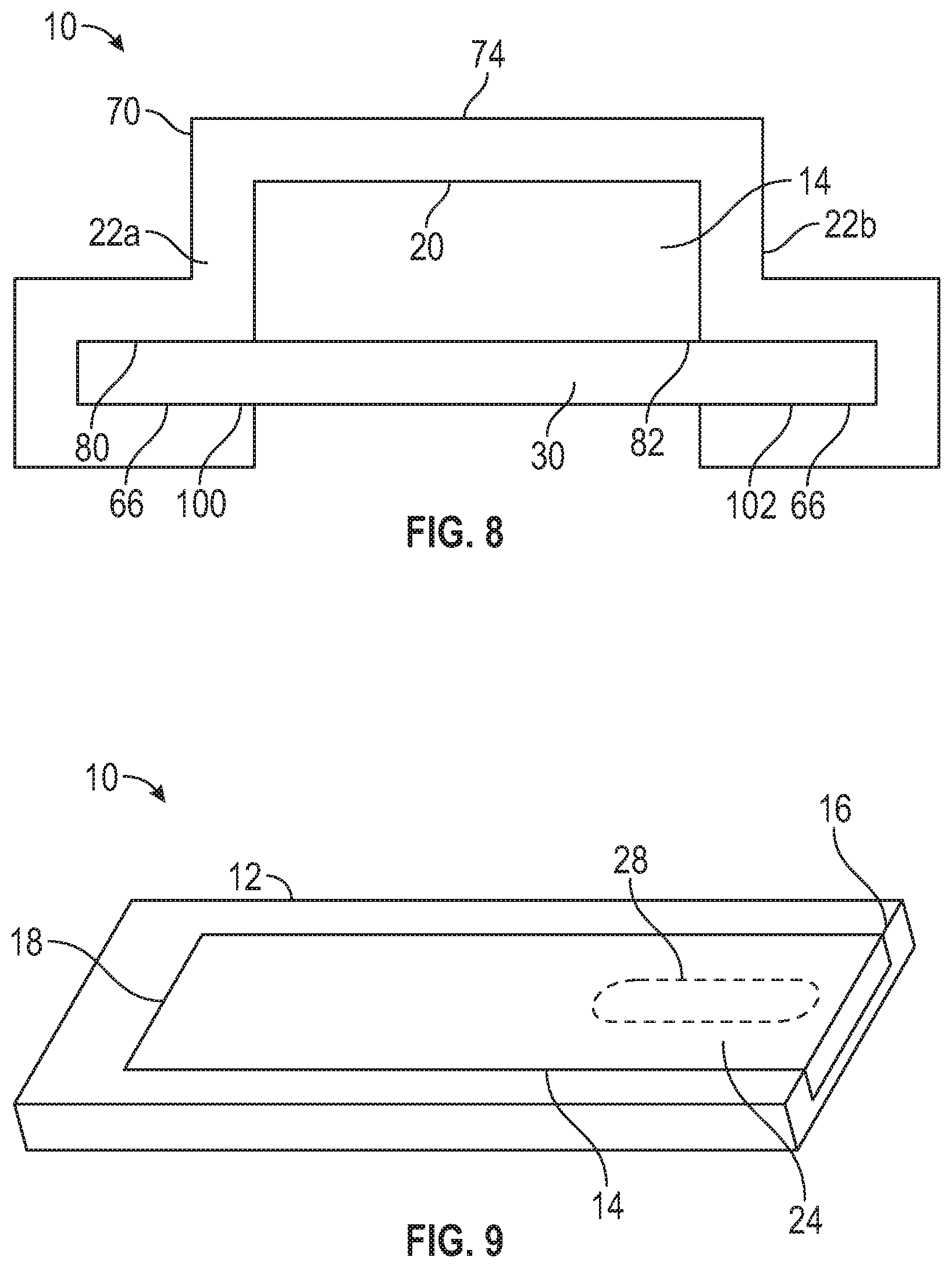 Patent US12350395 Figure 8 – Process and device for generating a moving front within a sterilization monitoring device and uses thereof