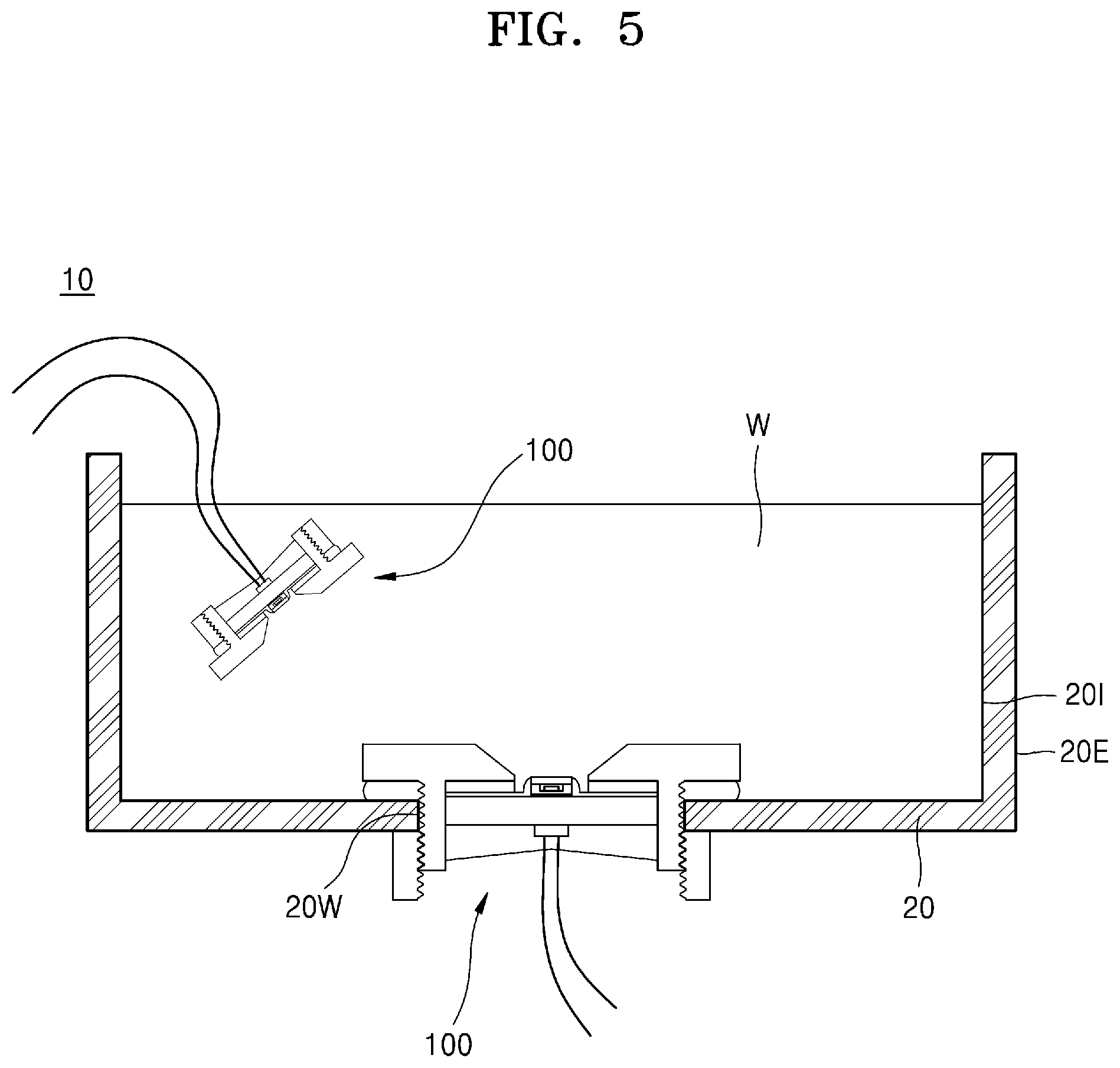 Patent US12350411 Figure 5 – Ultraviolet (UV) light source including light-emitting diode (LED) package with waterproof coating layer