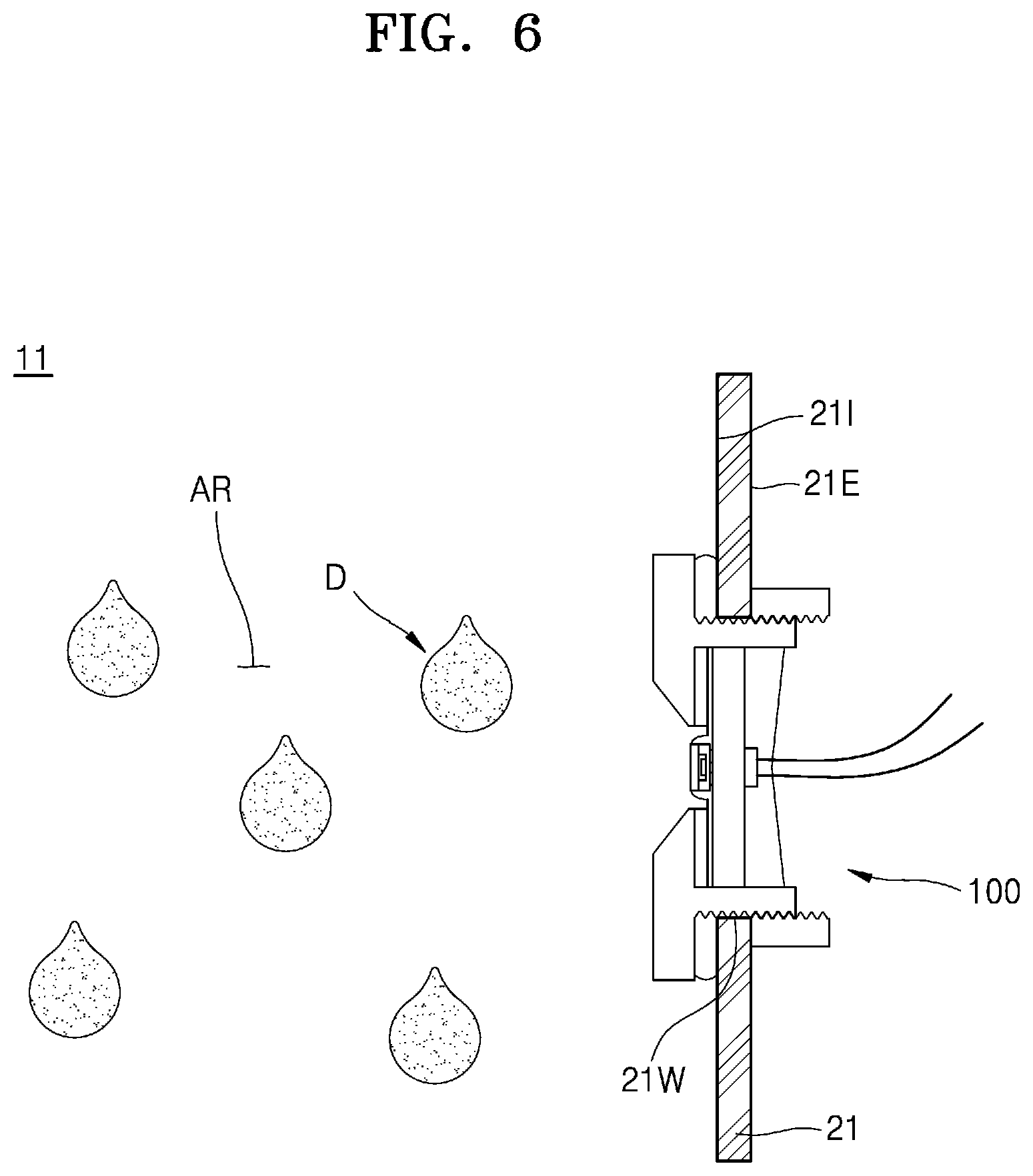 Patent US12350411 Figure 6 – Ultraviolet (UV) light source including light-emitting diode (LED) package with waterproof coating layer