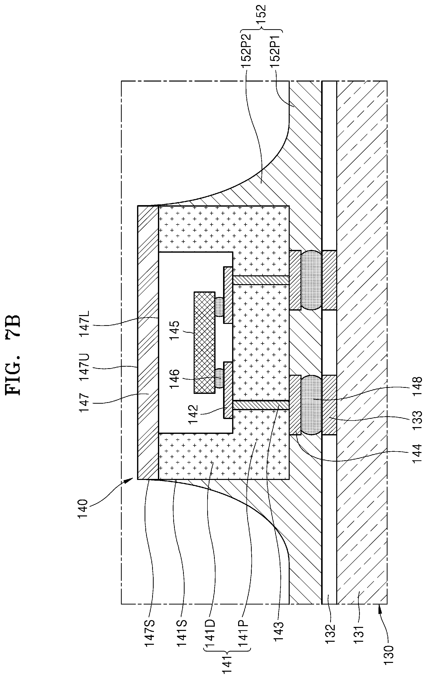 Patent US12350411 Figure 8 – Ultraviolet (UV) light source including light-emitting diode (LED) package with waterproof coating layer