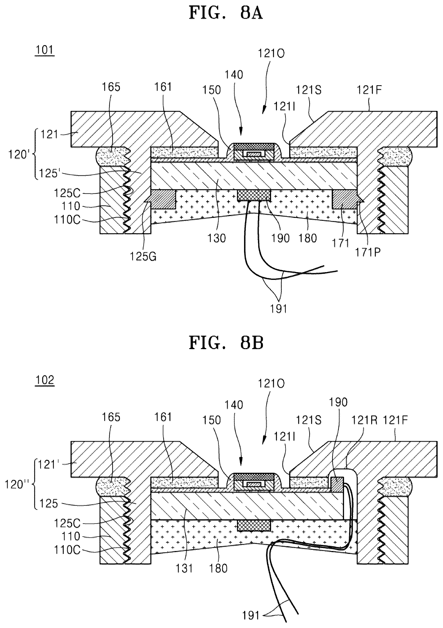 Patent US12350411 Figure 13 – Ultraviolet (UV) light source including light-emitting diode (LED) package with waterproof coating layer