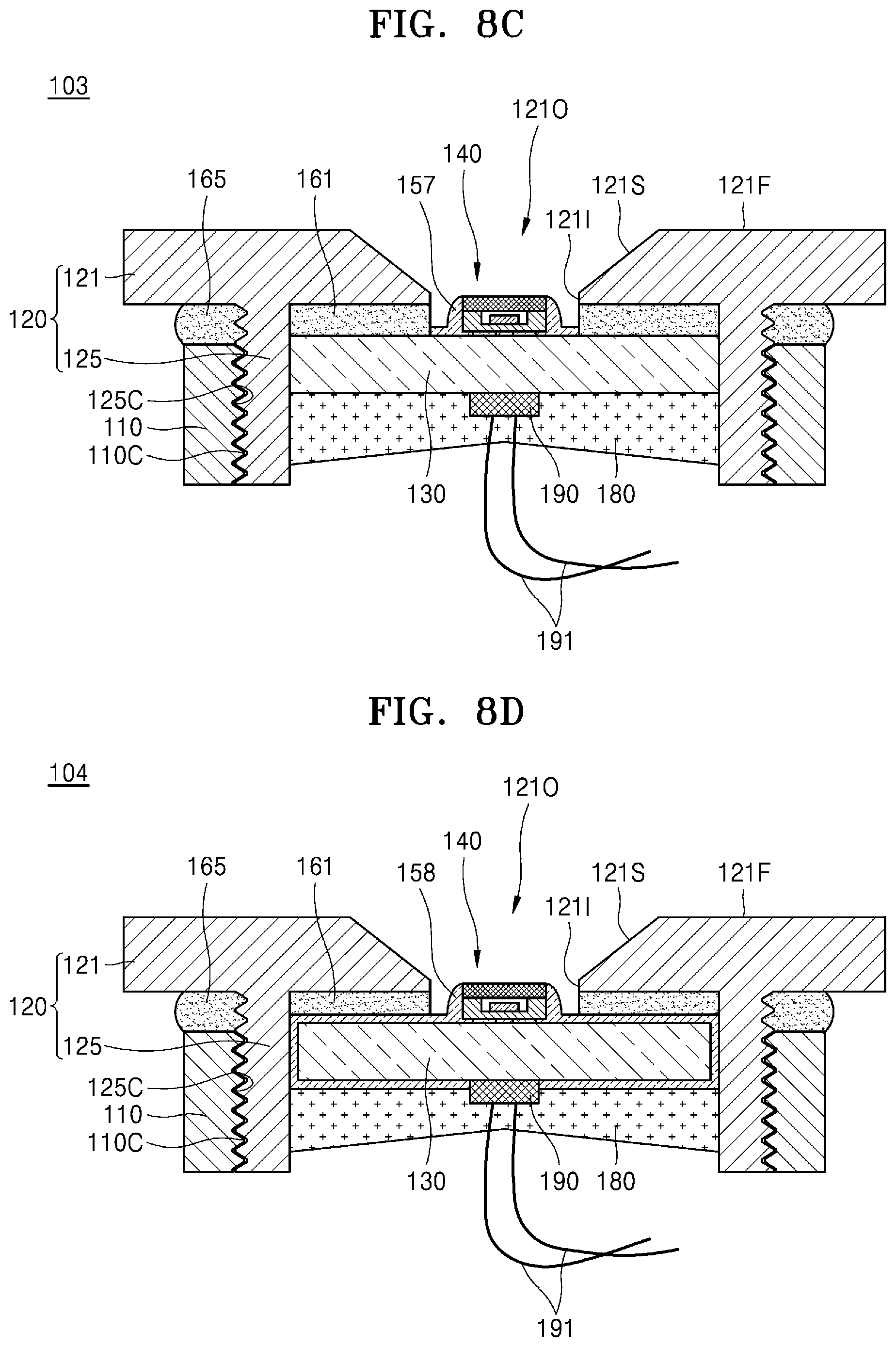Patent US12350411 Figure 14 – Ultraviolet (UV) light source including light-emitting diode (LED) package with waterproof coating layer